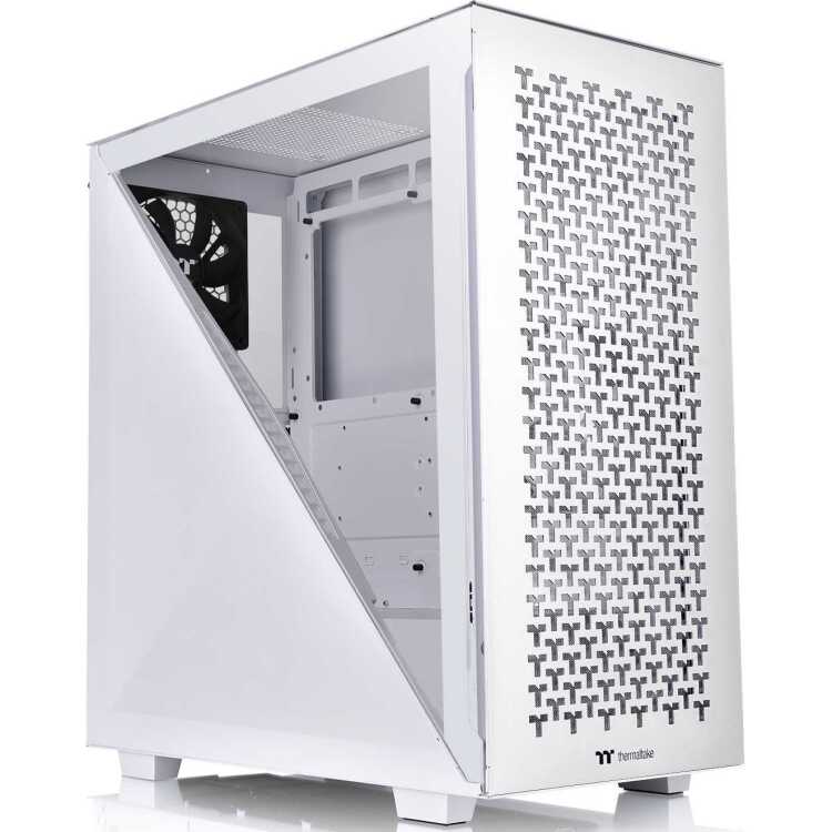 Thermaltake Divider 300 TG Air Snow tower behuizing 2x USB-A 3.2 (5 Gbit/s), USB-C 3.2 (10 Gbit/s), Audio, Window-kit