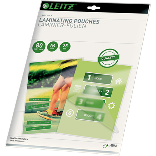 Leitz iLAM Lamineerhoezen A4, 80 micron folie 25 stuks