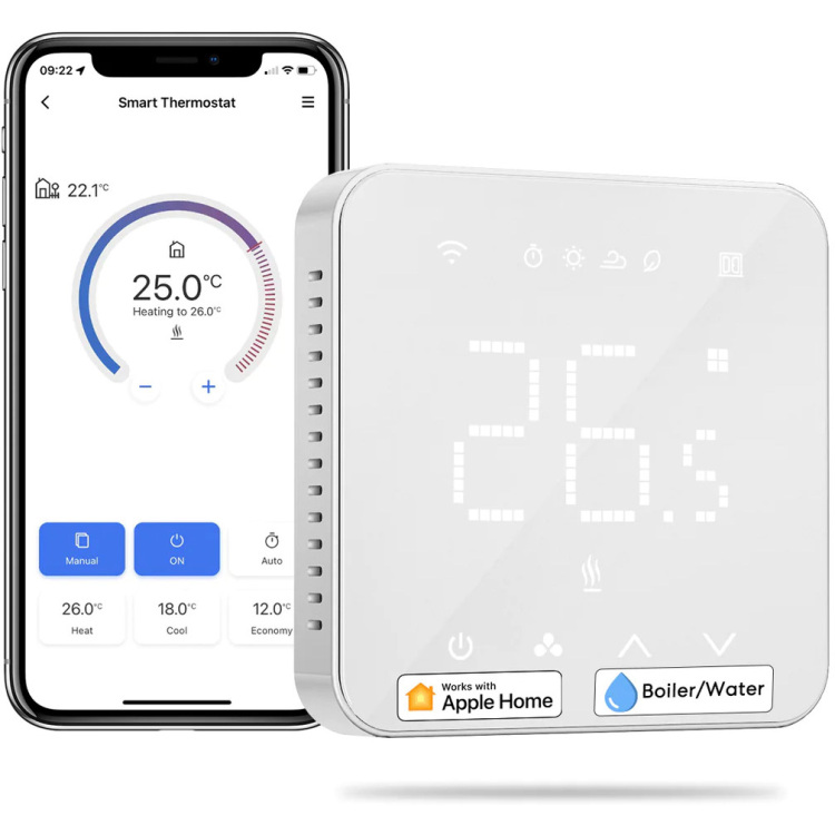 MEROSS MTS200W Smart Wi-Fi Thermostat for Boiler/Water Heating System verwarmingsthermostaat