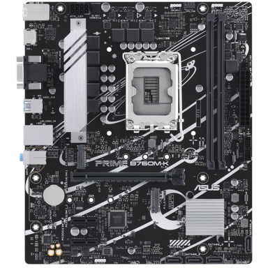 ASUS PRIME B760M-K moederbord RAID, 2.5 Gb-LAN, Sound, µATX