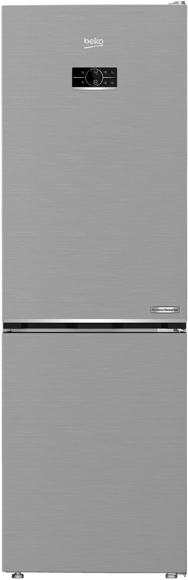 Beko B5RCNE365LXB Koel-vriescombinatie Grijs