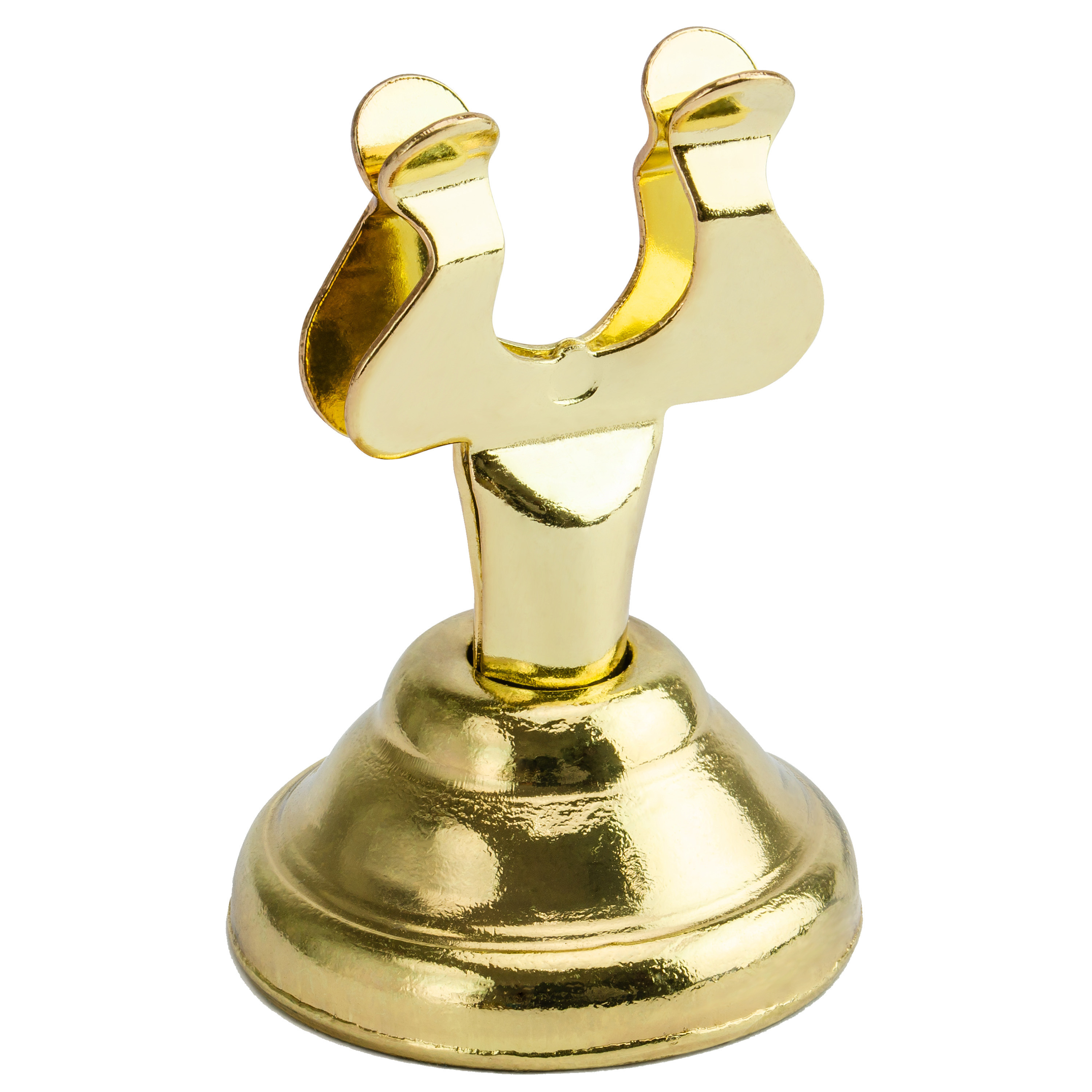 Naamkaart/plaatskaart houder Luxe - Bruiloft - 1x - goud - 4 cm -