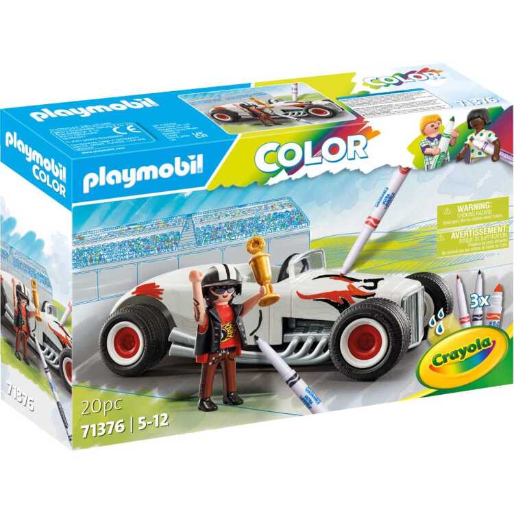 PLAYMOBIL Color - Racewagen constructiespeelgoed 71376