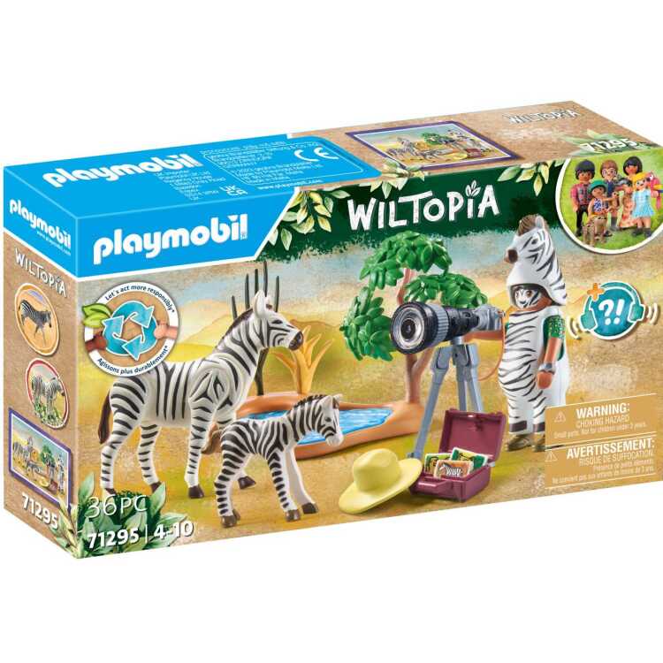 PLAYMOBIL Wiltopia - Onderweg met de dierenfotograaf constructiespeelgoed