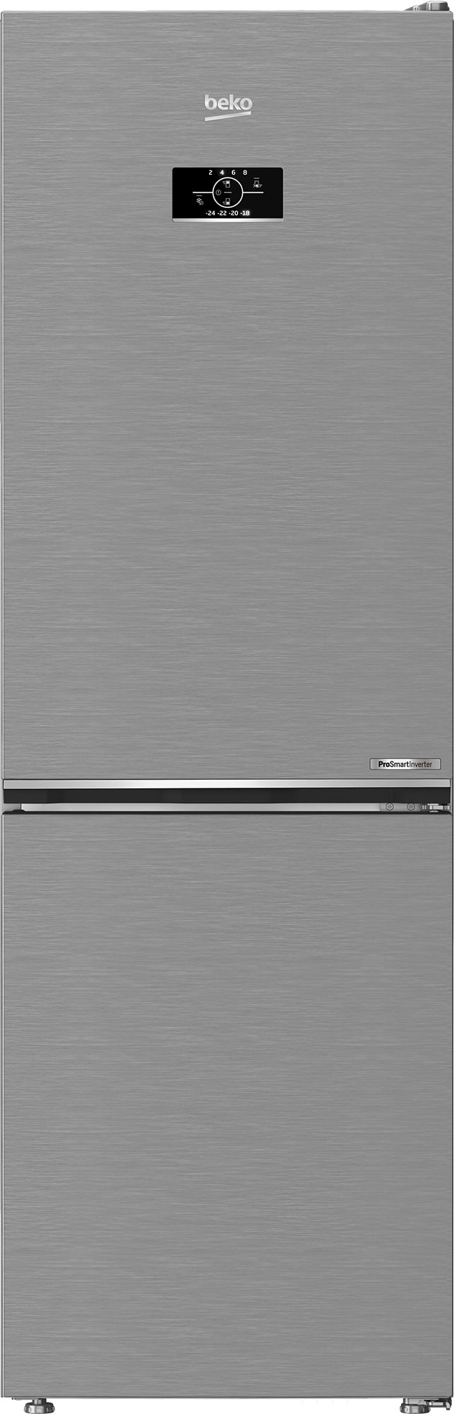 Beko B5RCNE366HXB1 Koel-vriescombinatie Grijs