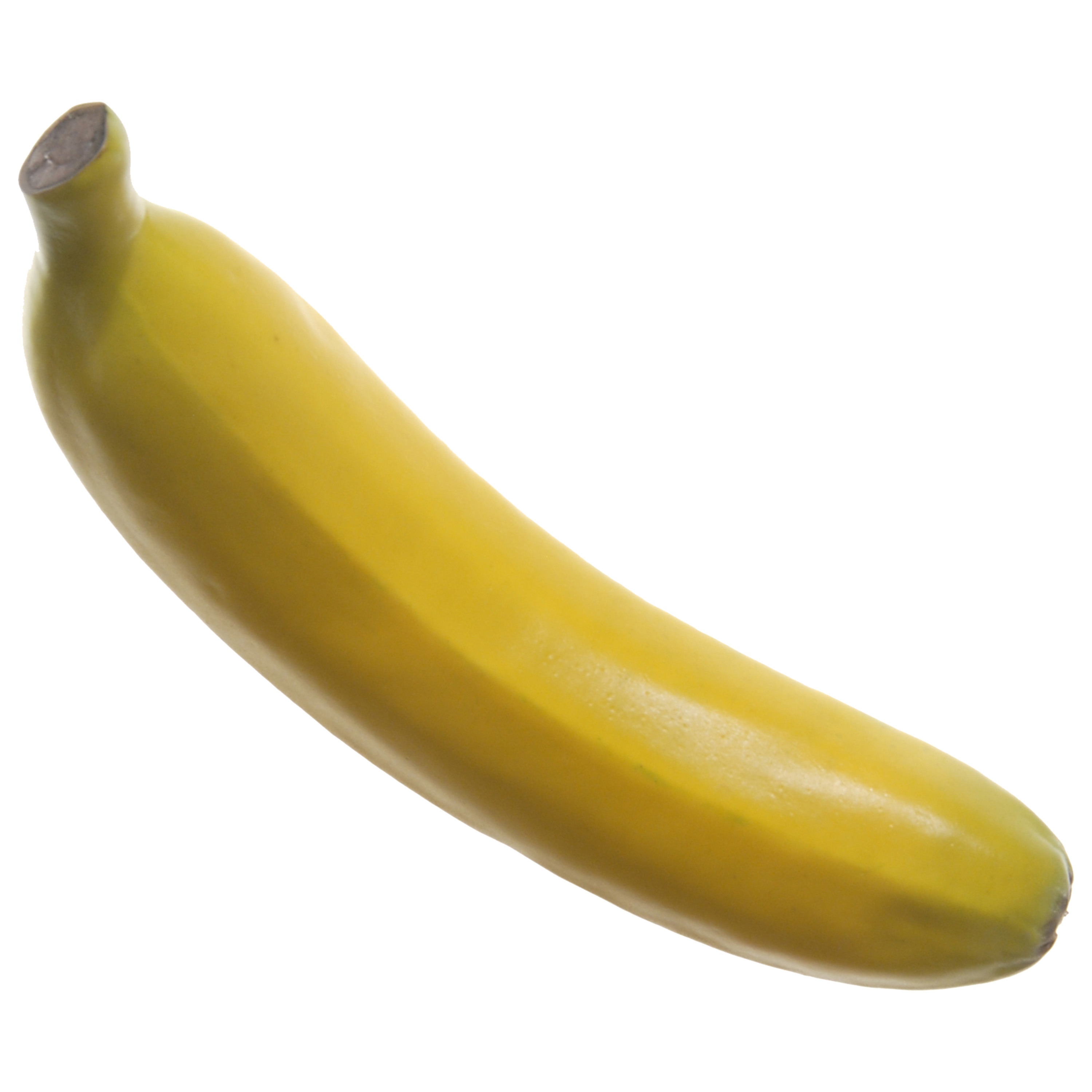Kunstfruit decofruit - banaan/bananen - ongeveer 18 cm - geel -