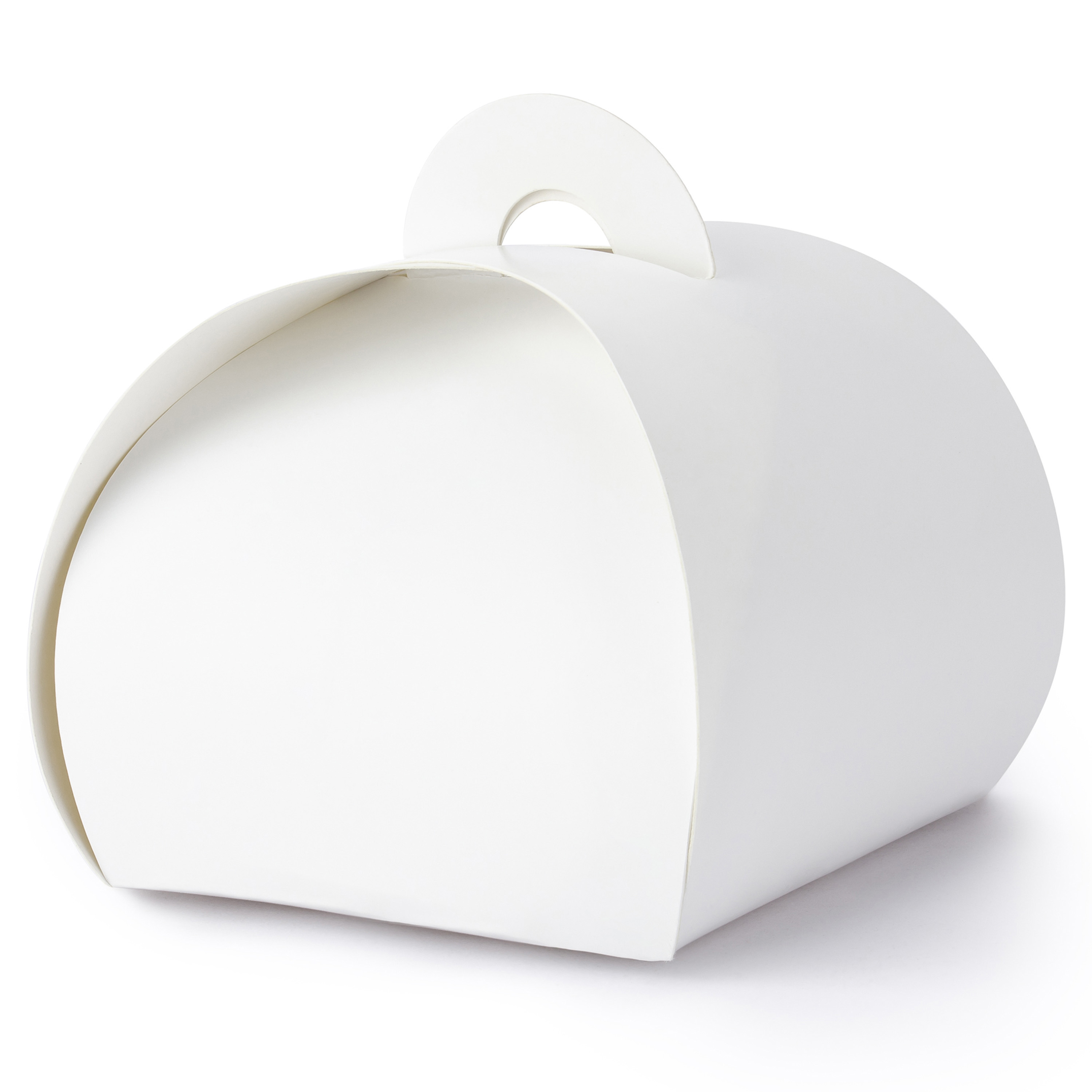 Cadeaudoosje Bonbon Wit - Bruiloft bedankje - 10x stuks - wit - 6 x 6 cm -