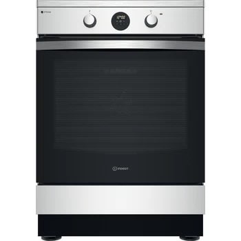 Indesit IS67IQ8CCX/FR Inductie fornuis Grijs