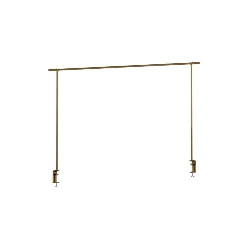 Verstelbare tafelklem - goudkleurig - 100x4x136-250 cm