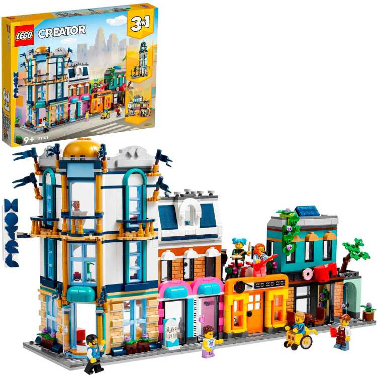 LEGO Creator 3-in-1 - Hoofdstraat constructiespeelgoed 31141