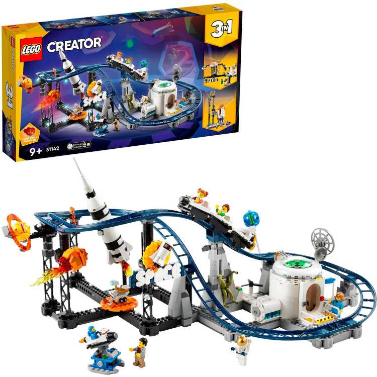 LEGO Creator 3-in-1 - Ruimteachtbaan constructiespeelgoed 31142
