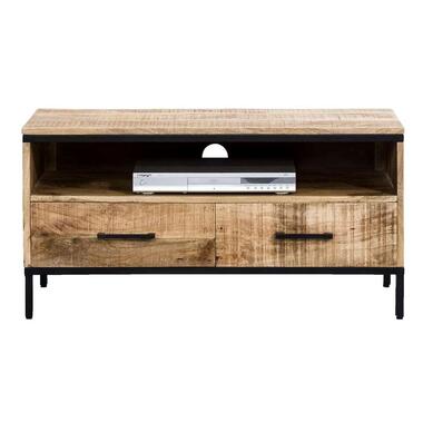 TV-meubel Trevor - mangohout - 50x100x45 cm - Leen Bakker