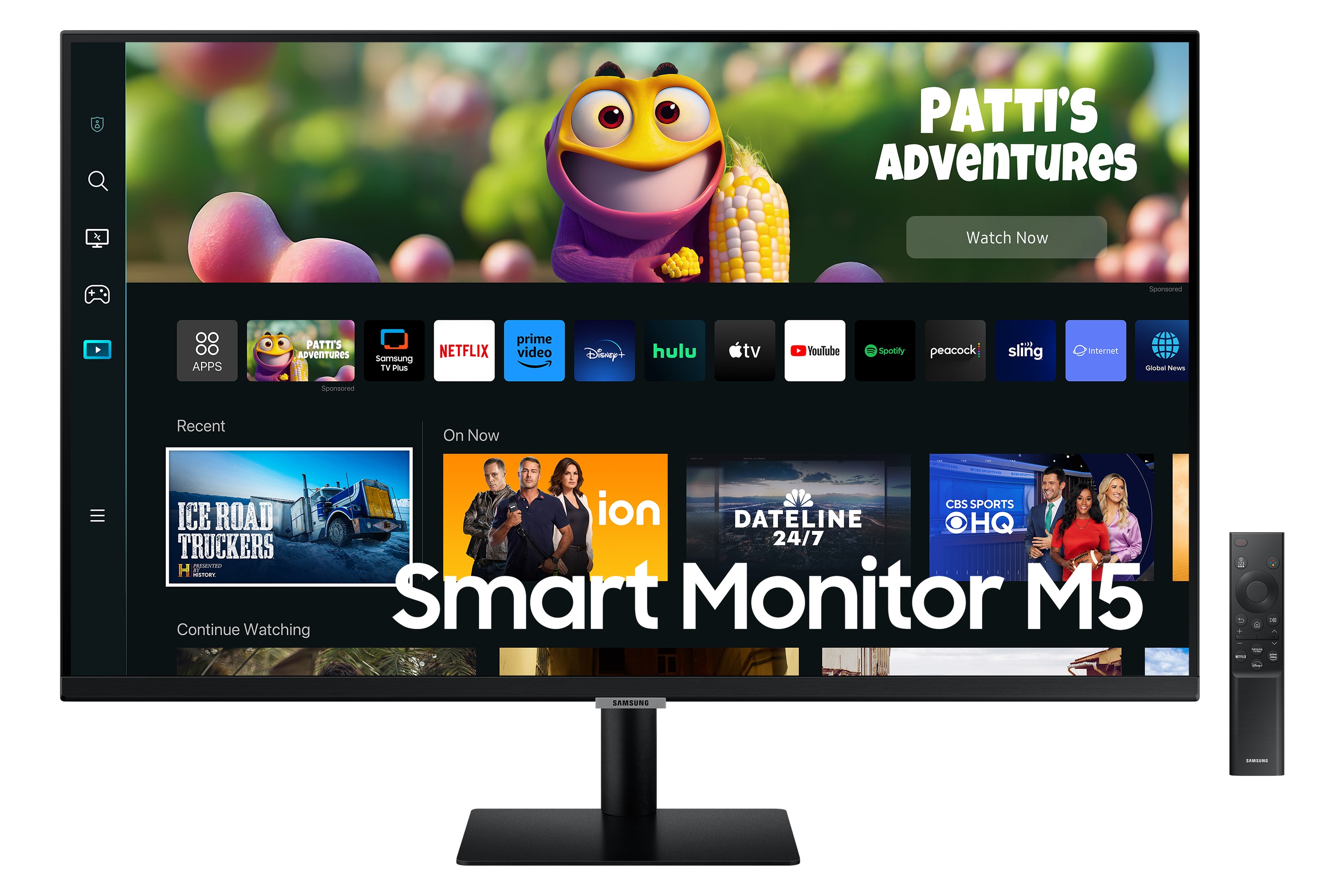 Samsung Smart Monitor M5 LS27CM500EUXEN Monitor Zwart