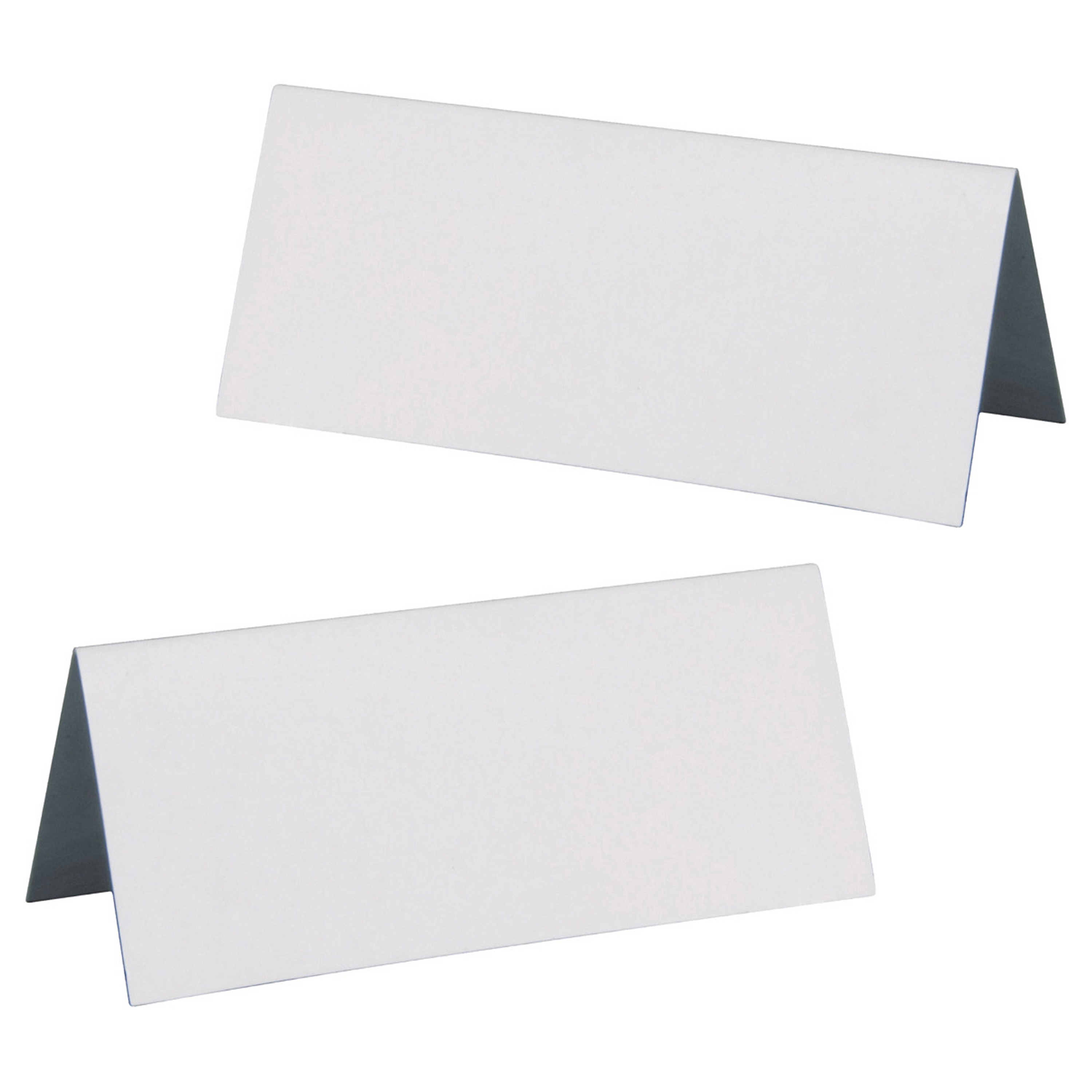 Naamkaartjes/plaatskaartjes - Bruiloft - mat wit - 20x stuks - 7 x 3 cm -