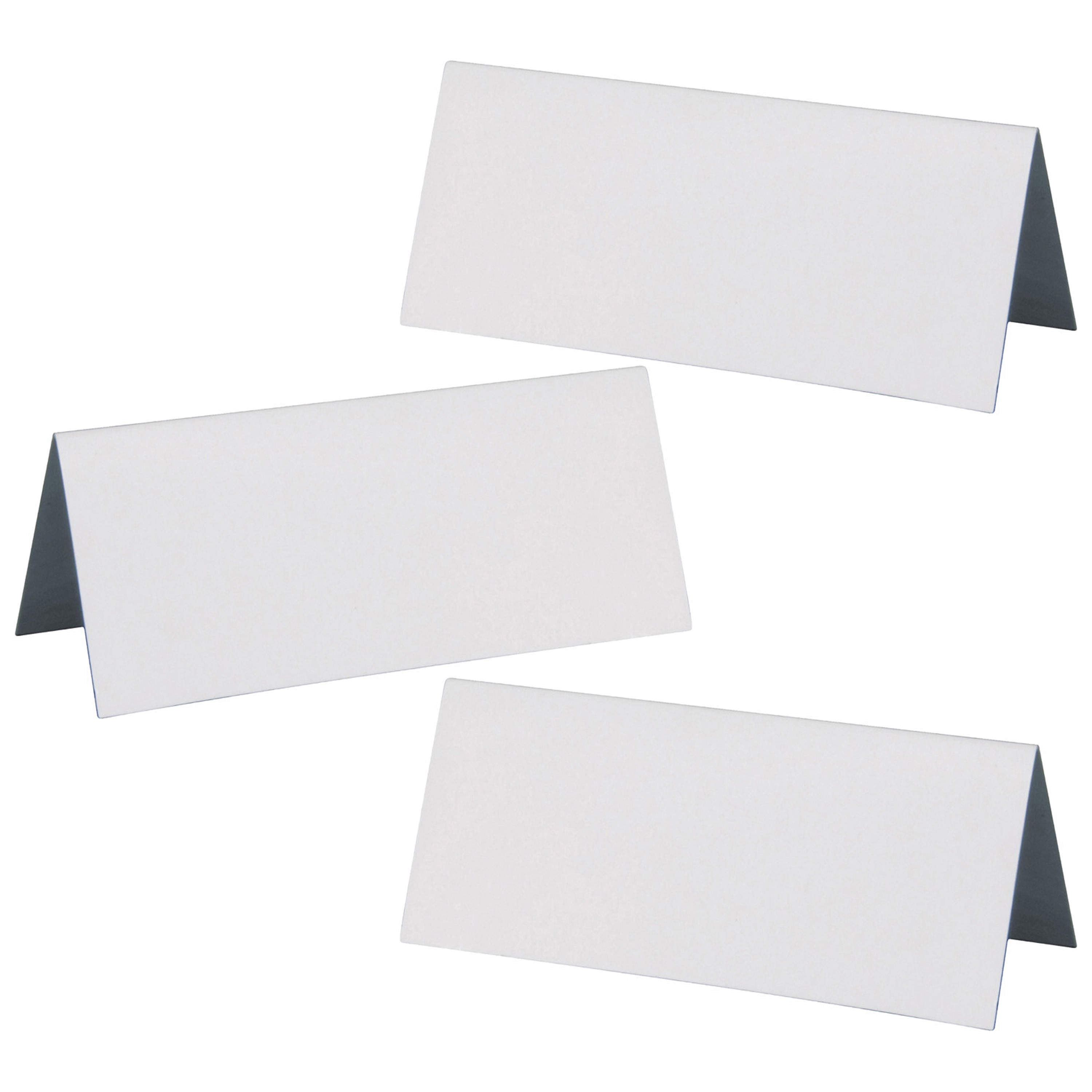 Naamkaartjes/plaatskaartjes - Bruiloft - mat wit - 100x stuks - 7 x 3 cm -