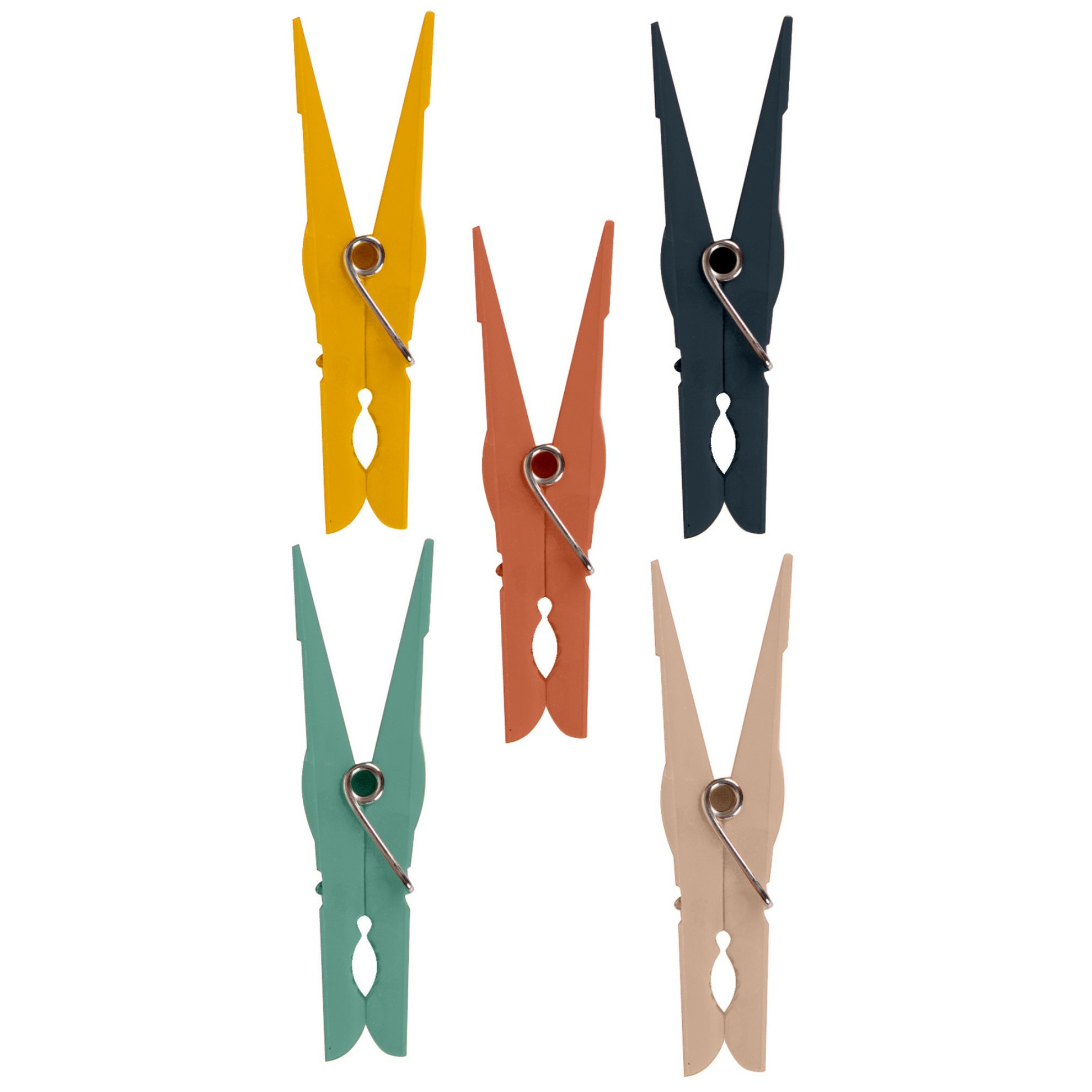 Urban Living Basic Grip wasknijpers - 200x - kunststof - 7 cm -