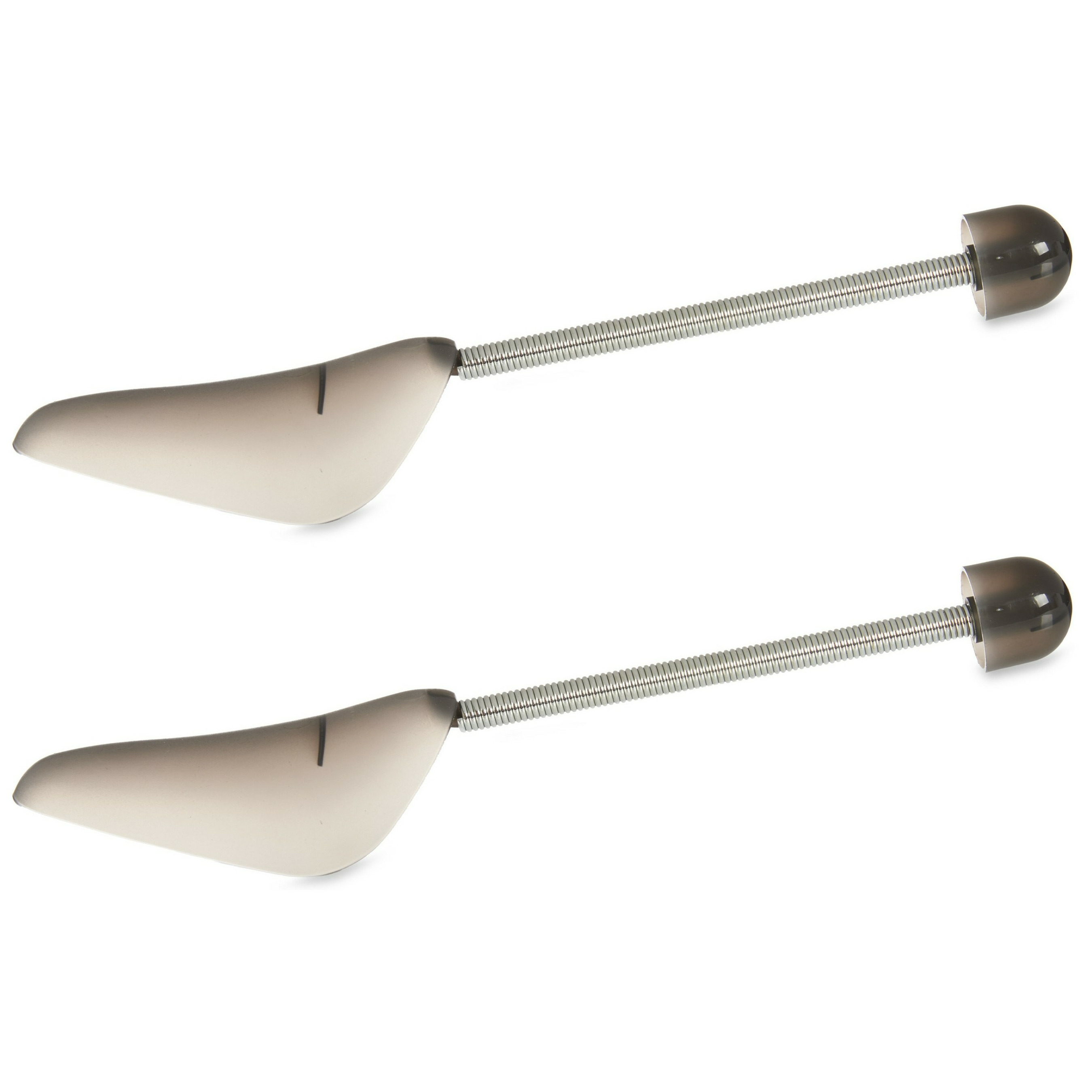 Schoenspanners voor dames/heren schoenen - set van 4x stuks - grijs - met stretchveer 37/45 -