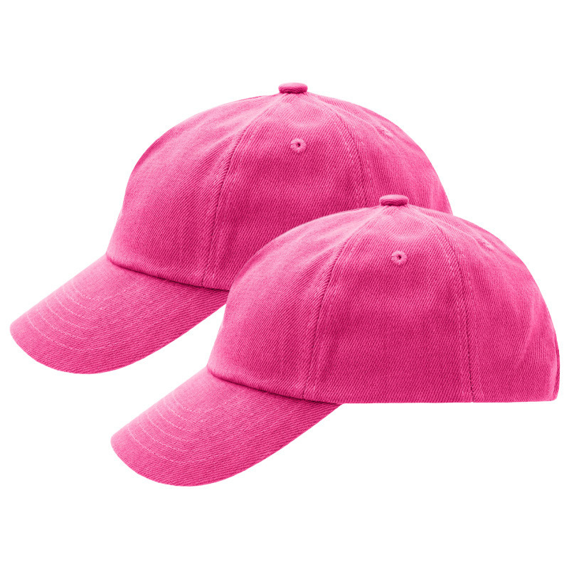 Myrtle Beach baseballcap voor volwassenen - 4x - Petjes - Fuchsia roze -