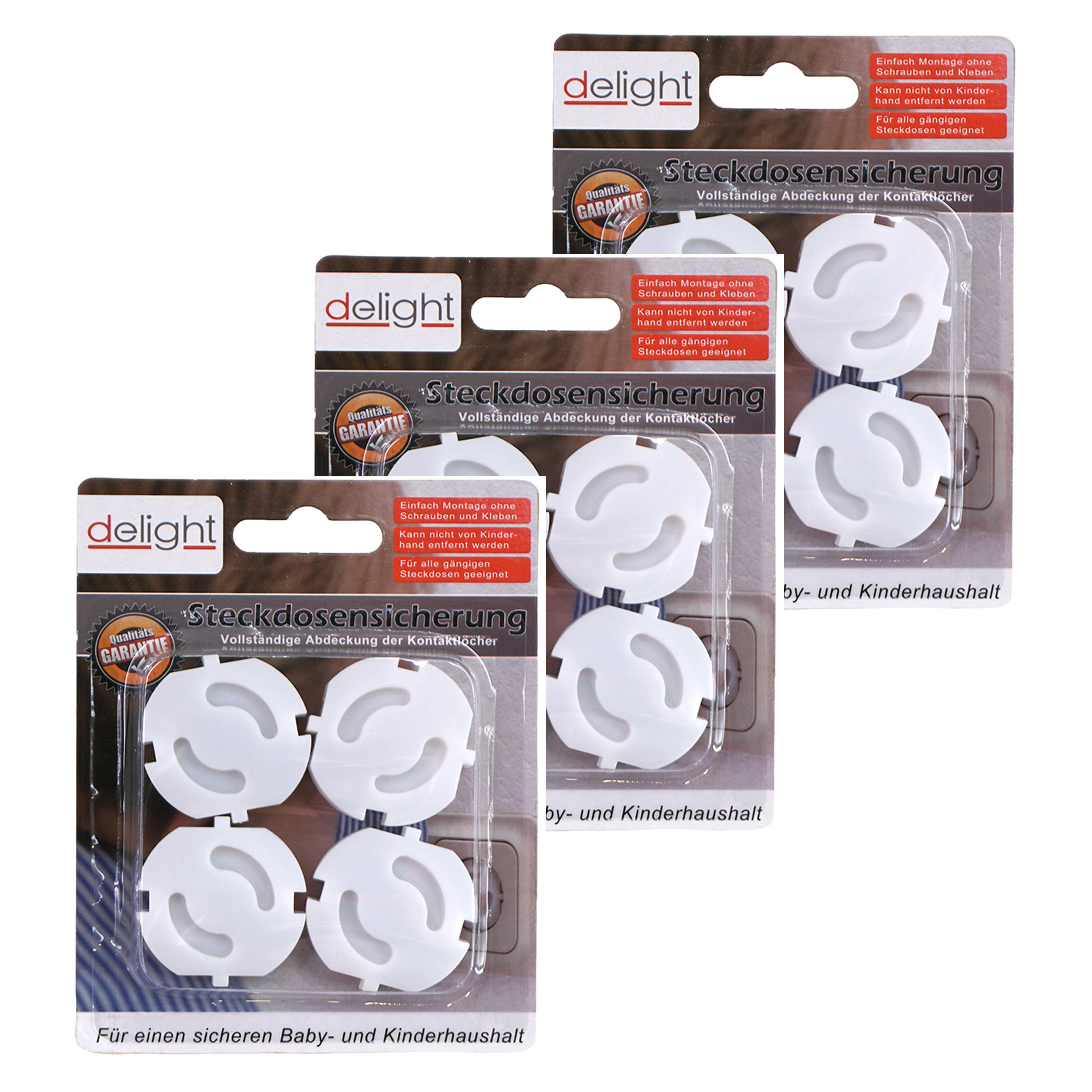 Stopcontactbeveiliging - 12x - wit - stopcontactbeschermers kinderbeveiliging -