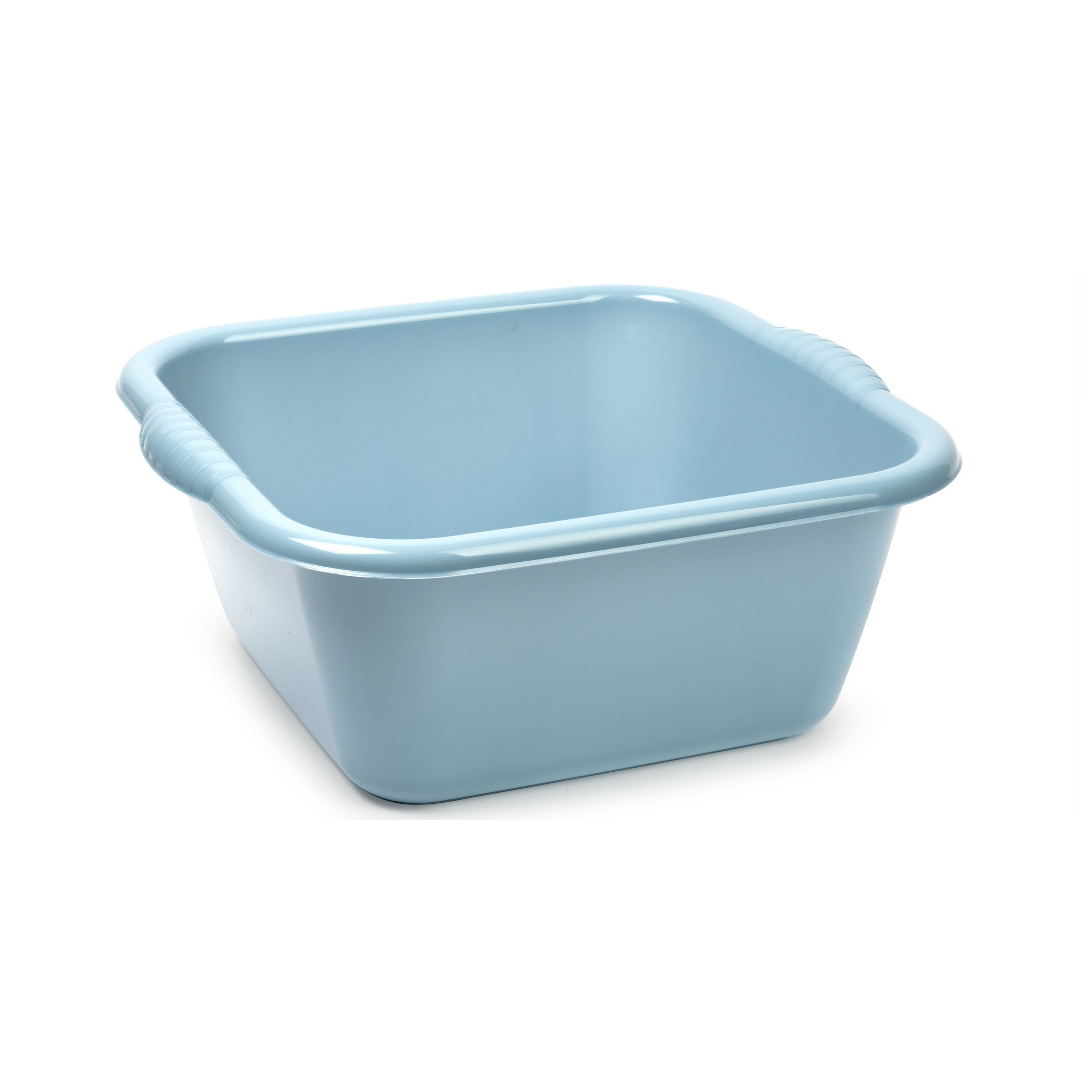 Afwasbak teil - 10 liter - licht blauw - kunststof - 36 x 34 x 14,5 cm -
