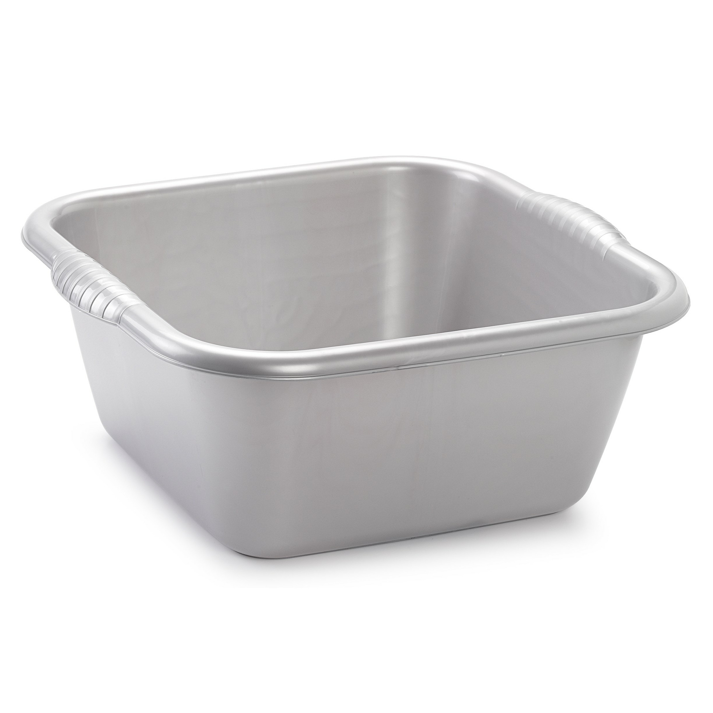 Afwasbak teil - 10 liter - grijs - kunststof - 36 x 34 x 14,5 cm -
