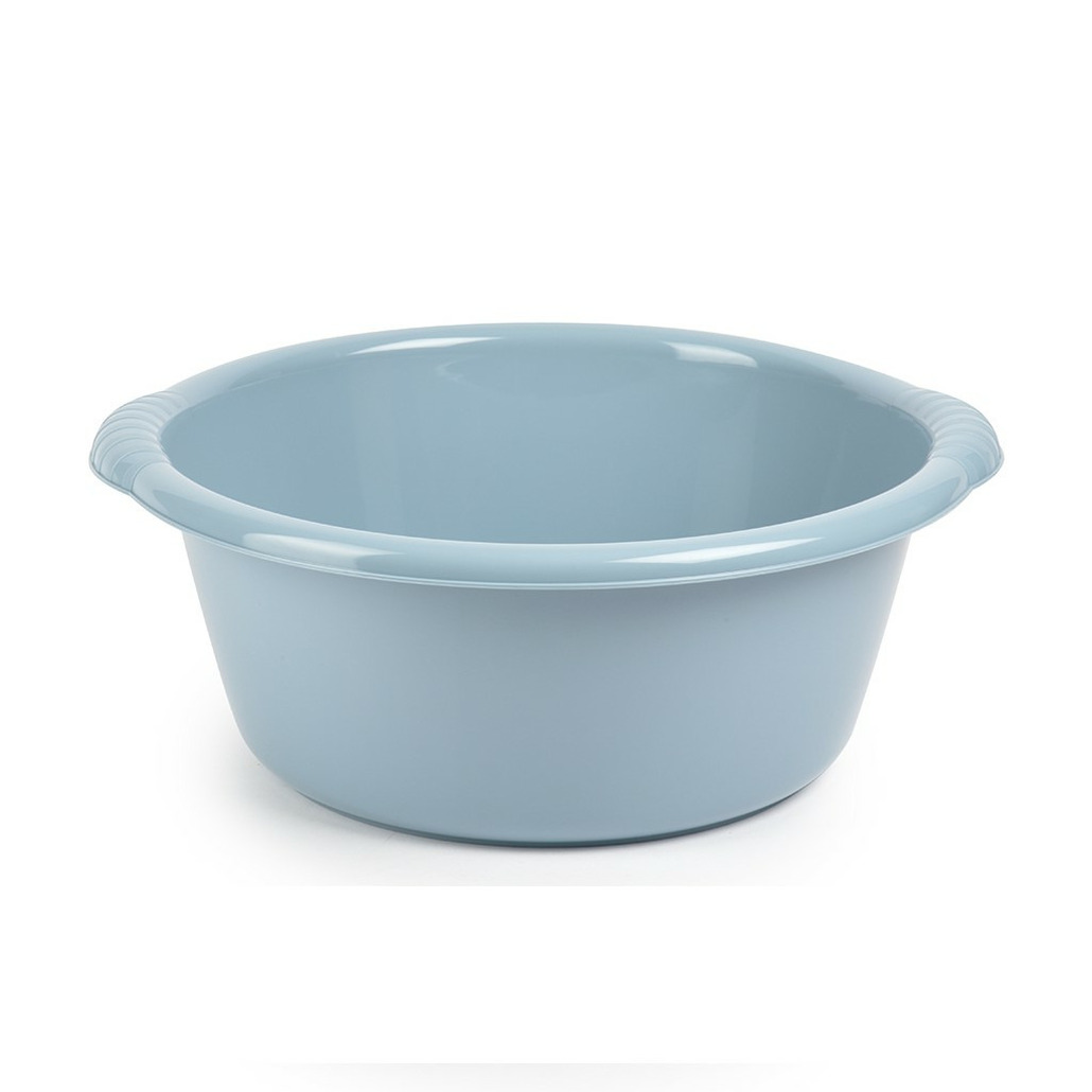 Afwasbak teil - 15 liter - licht blauw - kunststof - 45,5 x 42,5 x 17 cm -