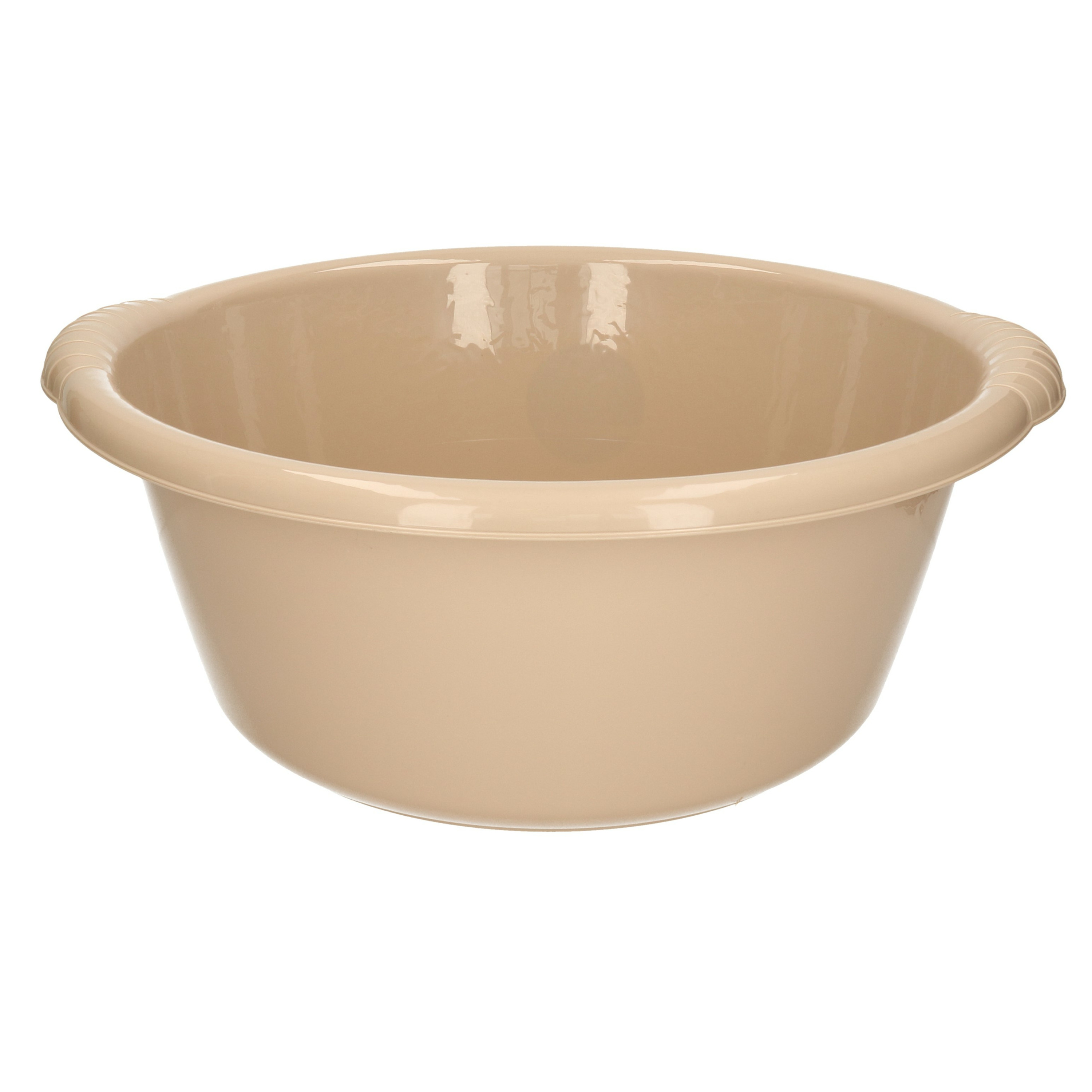 Afwasbak teil - 15 liter - beige - kunststof - 45,5 x 42,5 x 17 cm -