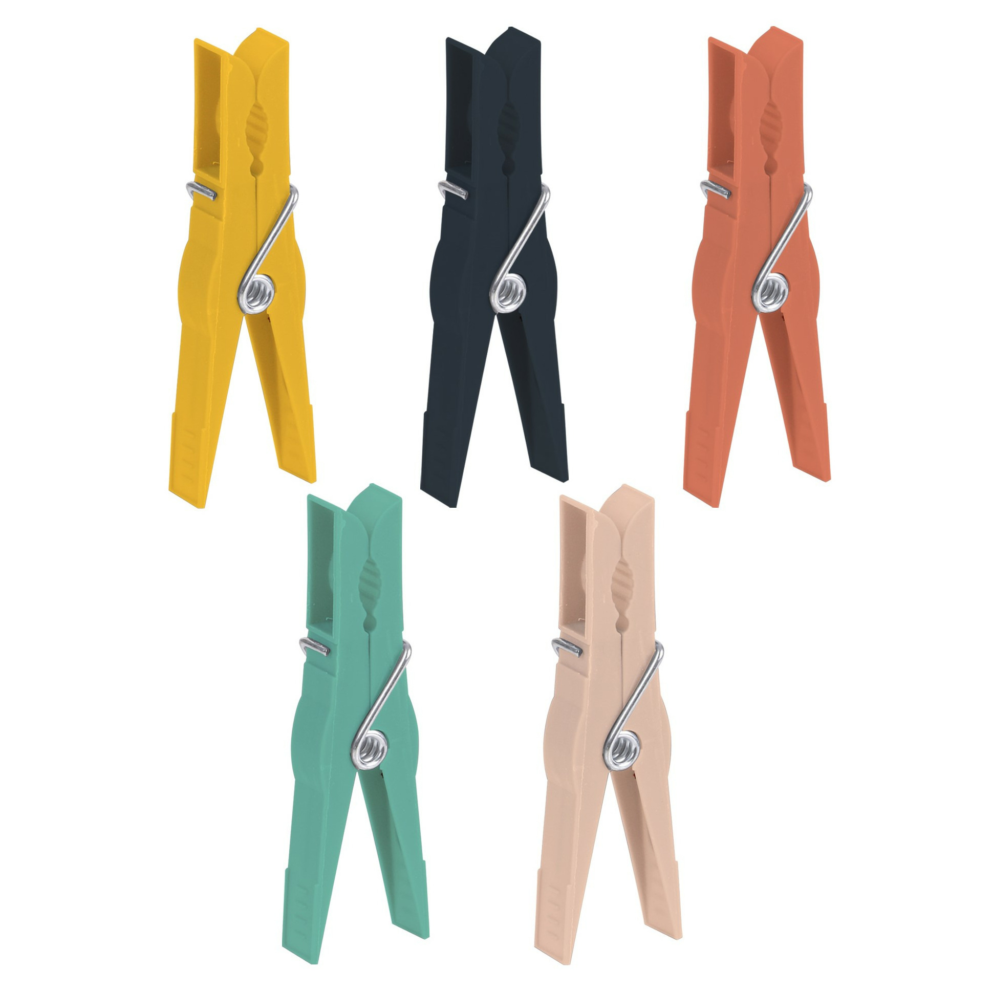 Urban Living Basic Grip wasknijpers - 52x - kunststof - 7 cm -