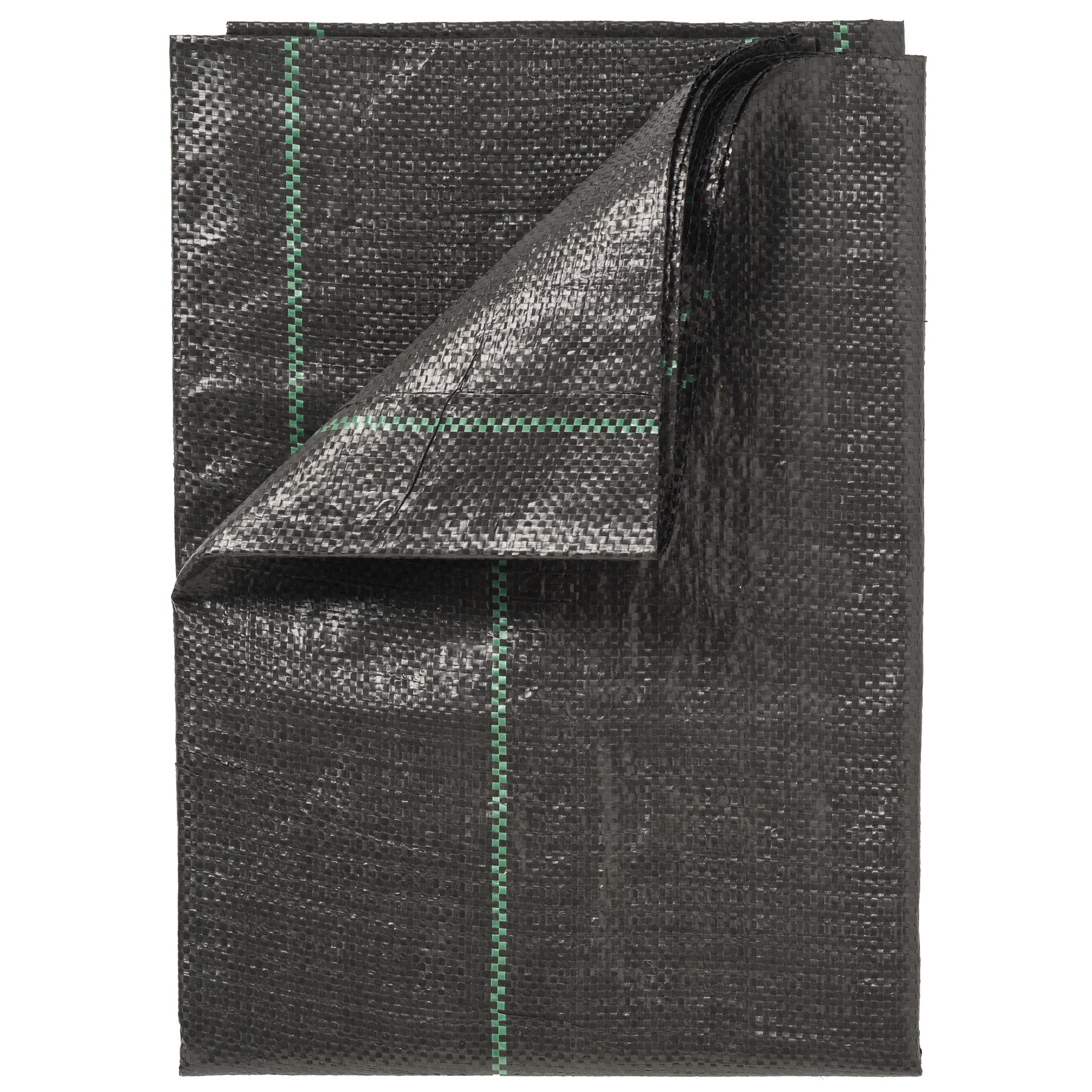 Gronddoek/worteldoek - anti onkruid - zwart - 200 x 1000 cm - 100 grams -