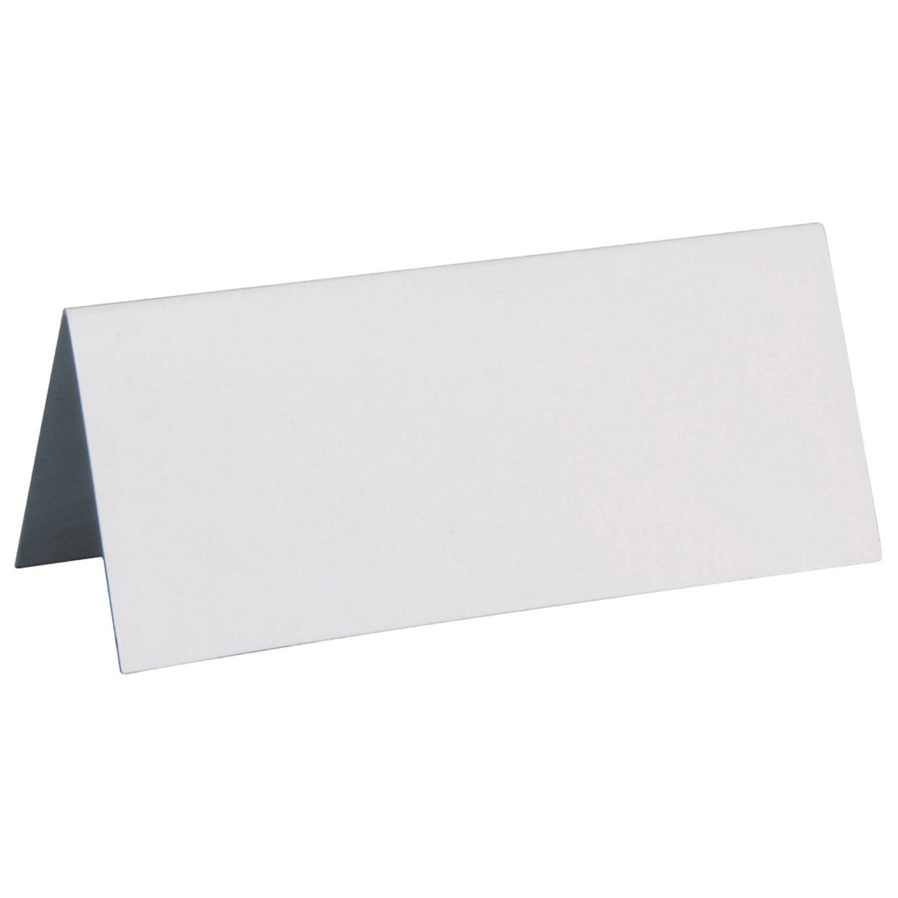 Naamkaartjes/plaatskaartjes - Bruiloft - mat wit - 10x stuks - 7 x 3 cm -
