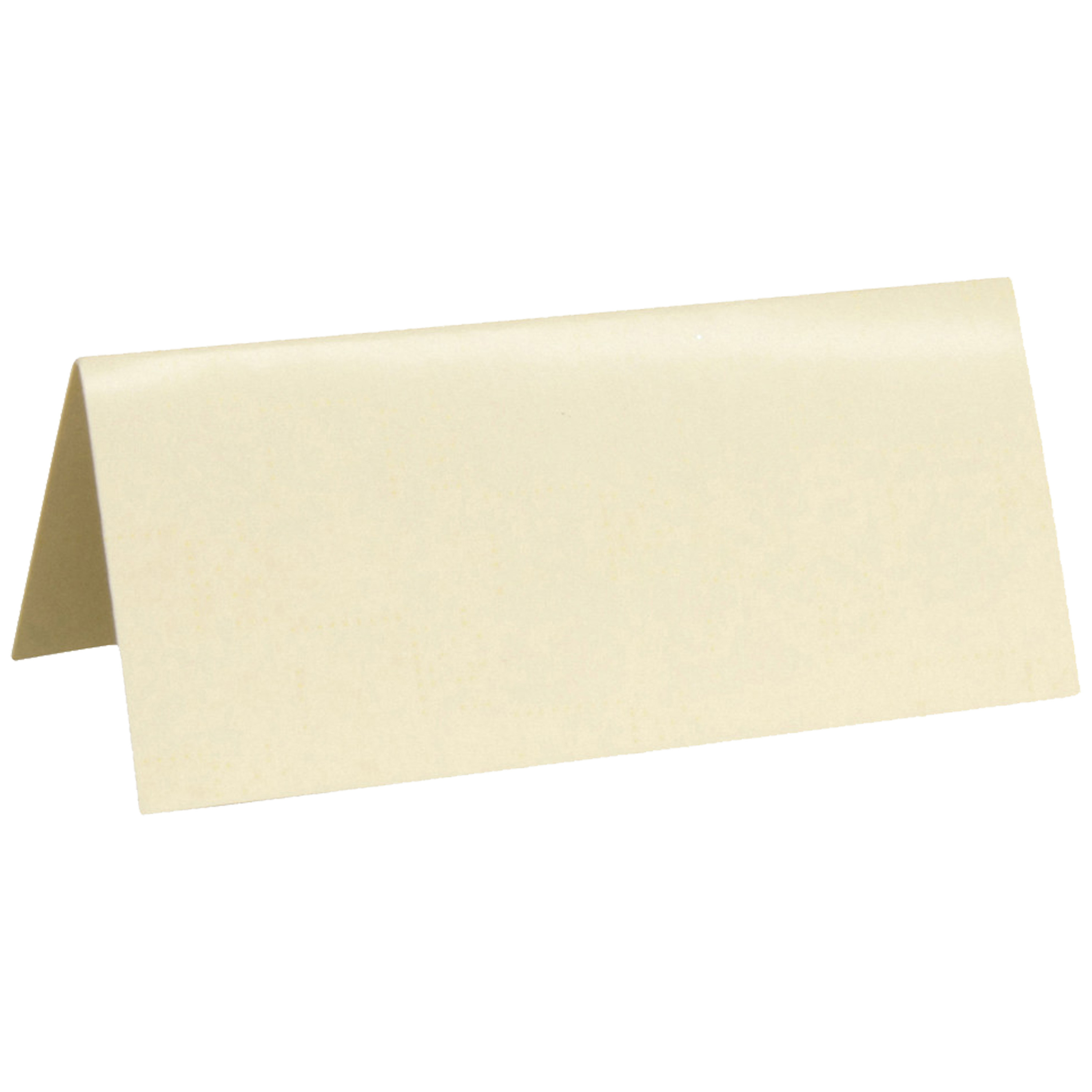 Naamkaartjes/plaatskaartjes - Bruiloft - creme - 10x stuks - 7 x 3 cm -