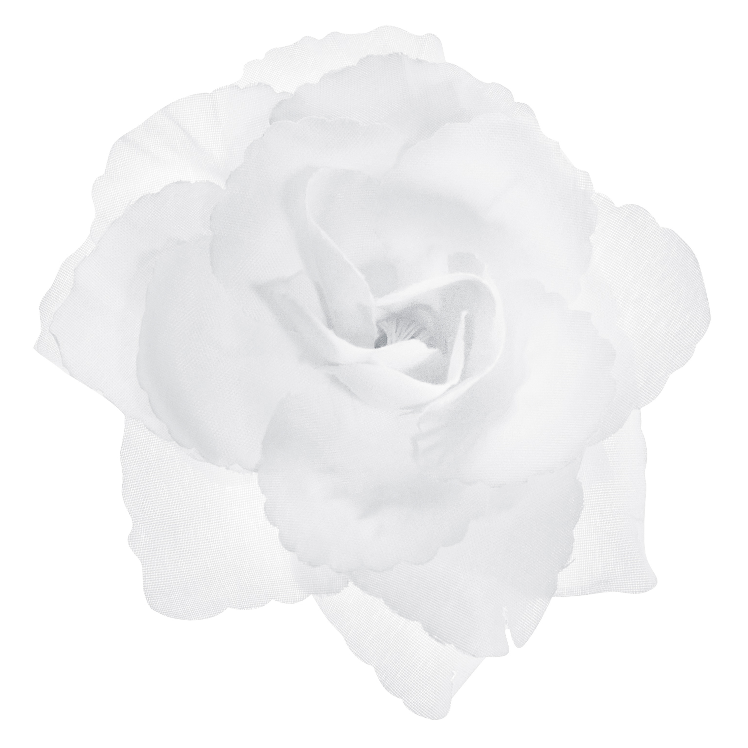 Trouwauto bloemen - Bruiloft - wit - rozen -24x stuks - 9 cm - just married -