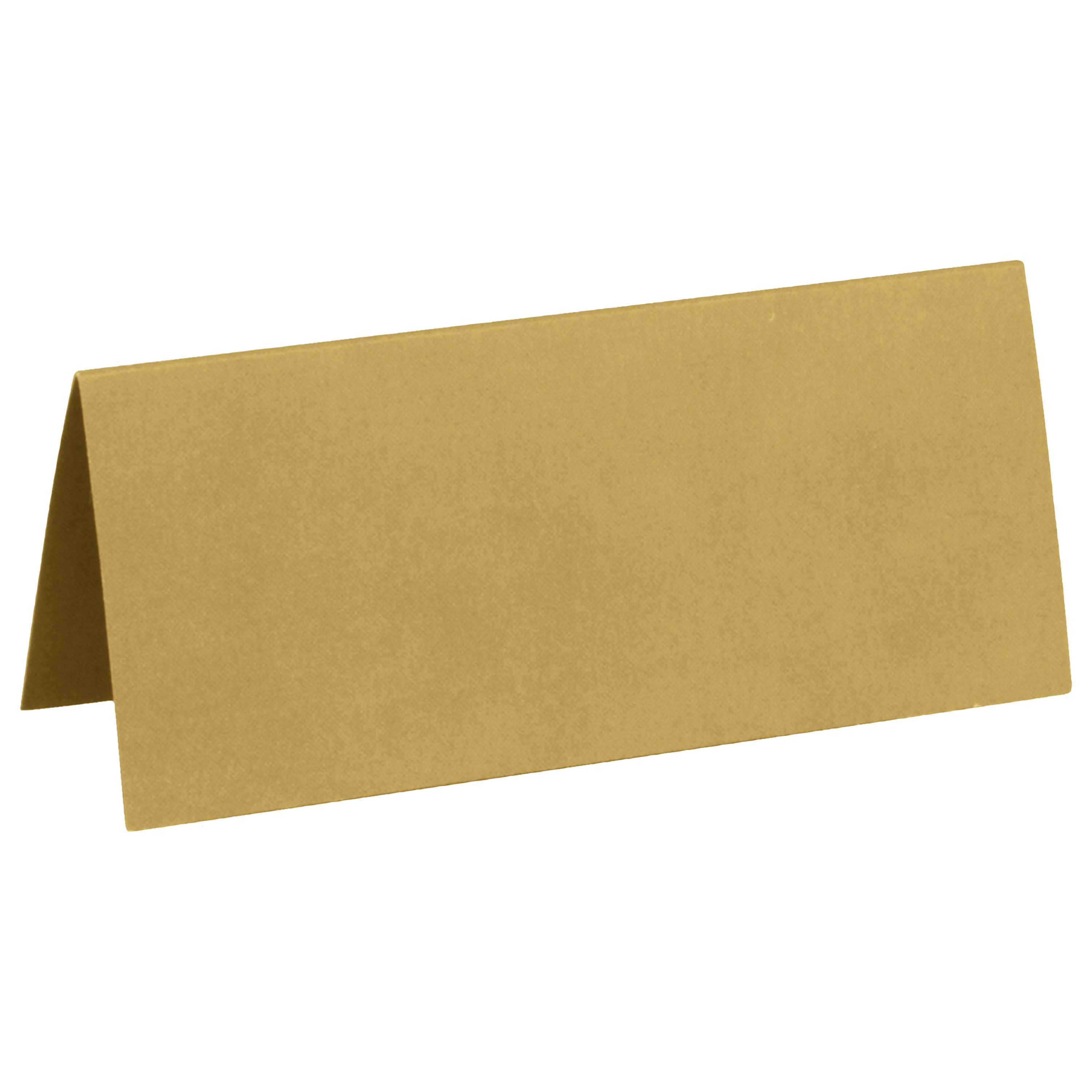 Naamkaartjes/plaatskaartjes - Bruiloft - mat goud - 10x stuks - 7 x 3 cm -