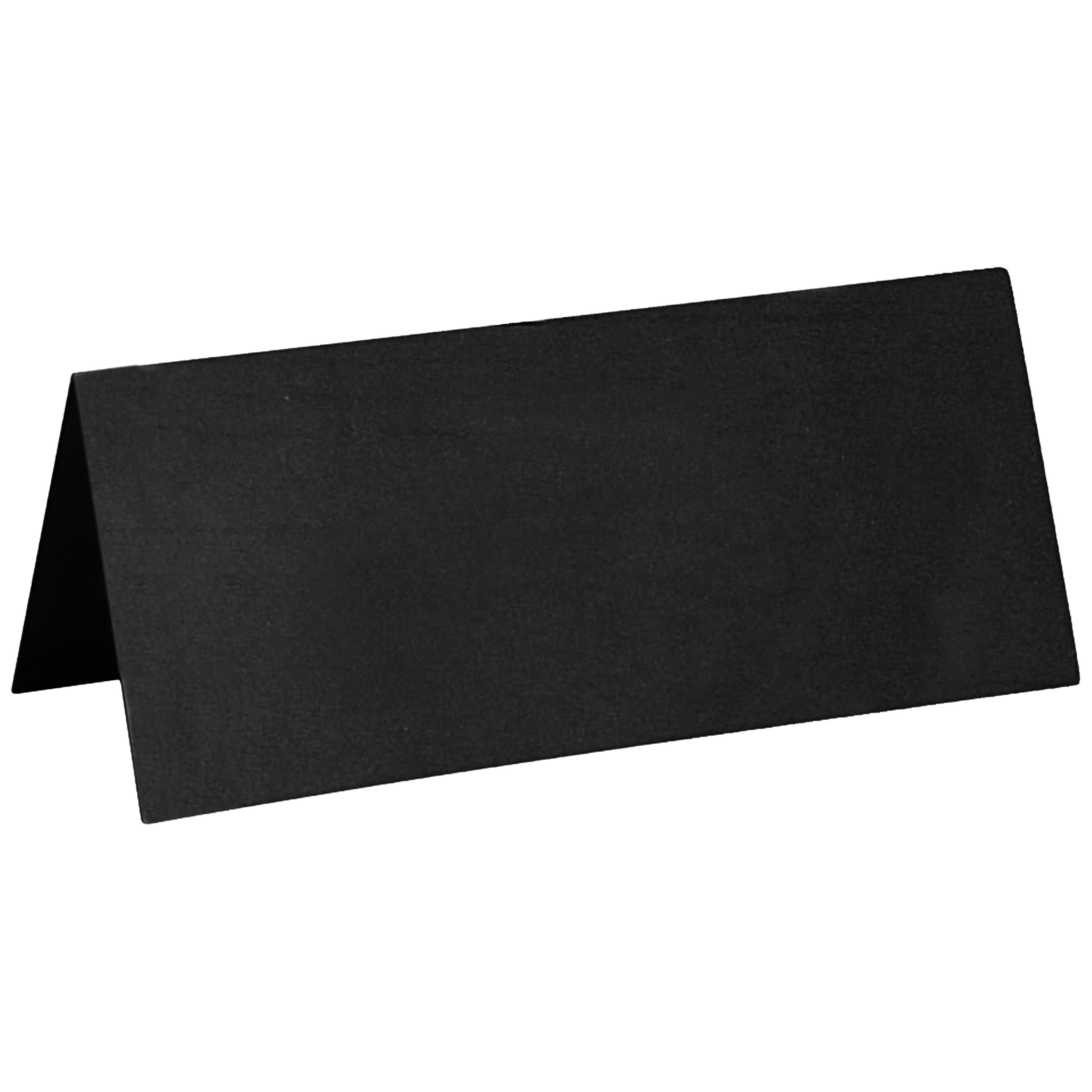 Naamkaartjes/plaatskaartjes - Bruiloft - zwart - 10x stuks - 7 x 3 cm -