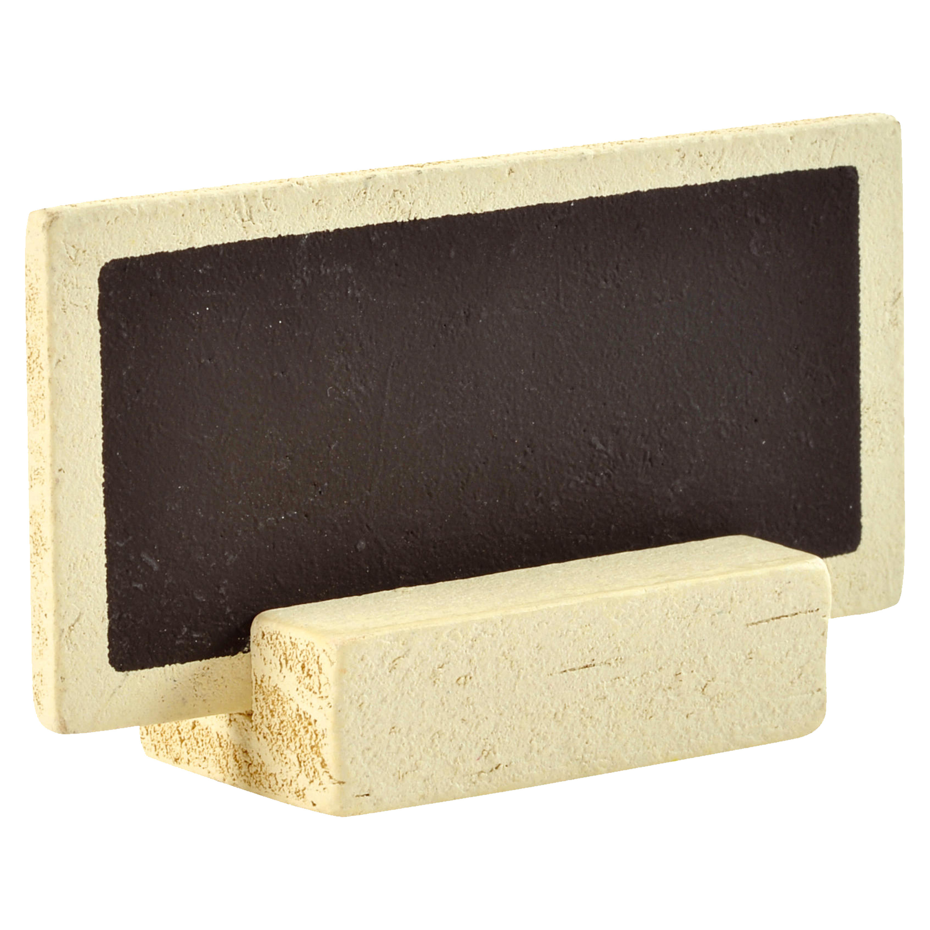 Naambordjes/plaatskaartjes met houder - Bruiloft - bruin - 6x stuks - 6 x 3 cm - hout -