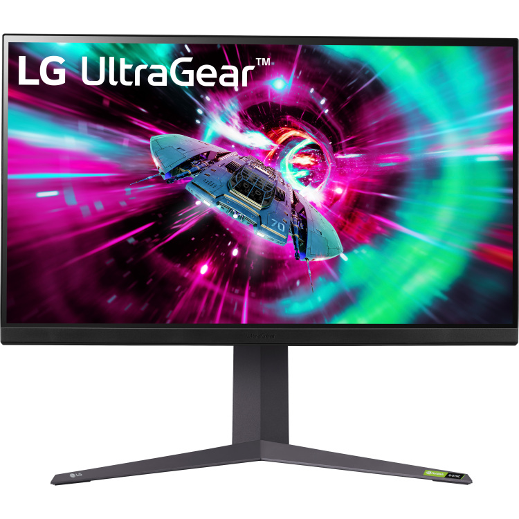 LG UltraGear 27GR93U-B gaming monitor 2x HDMI, 1x DisplayPort, 2x USB-A, USB-B, 144 Hz