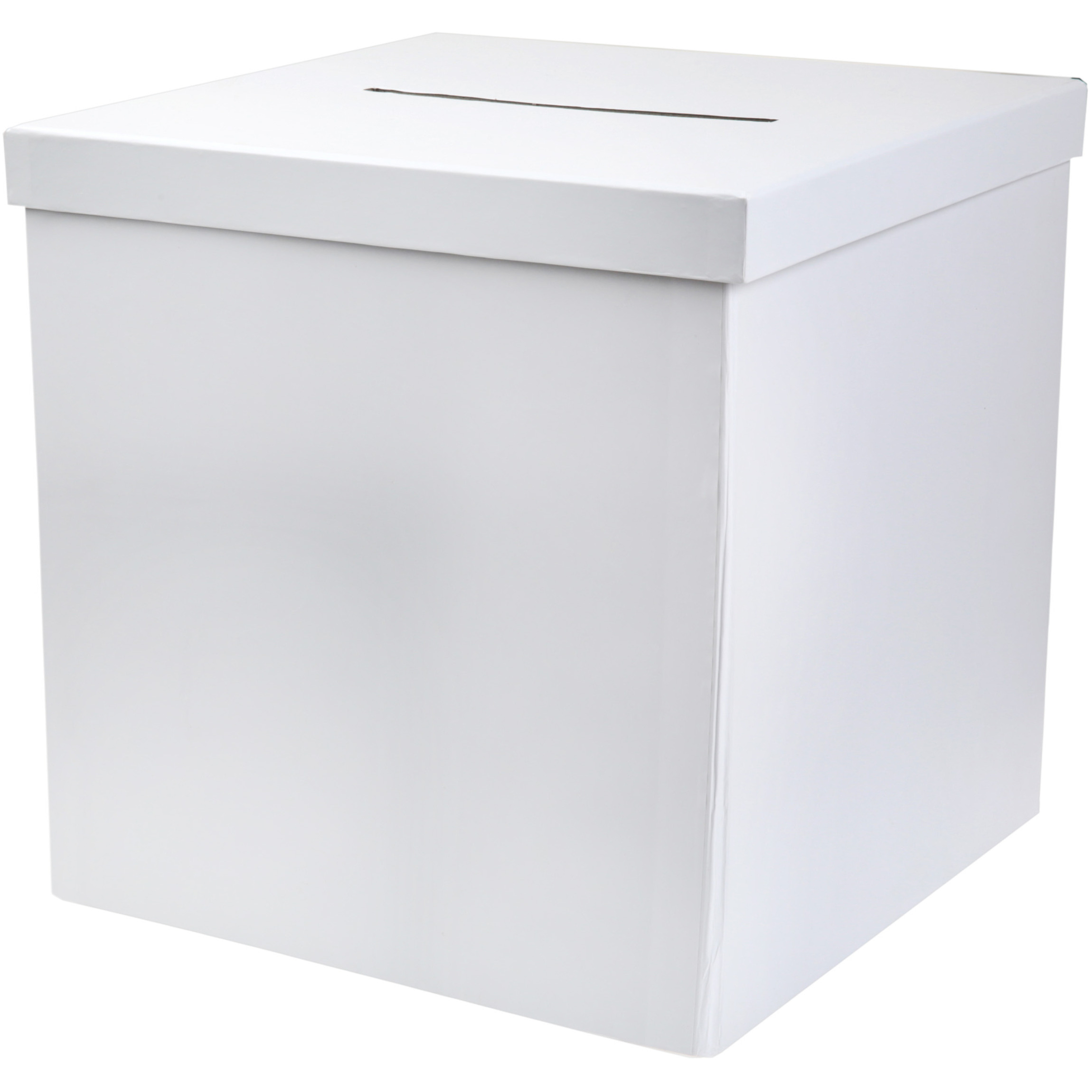 Enveloppendoos basic - Bruiloft - wit - karton - 20 x 20 cm -