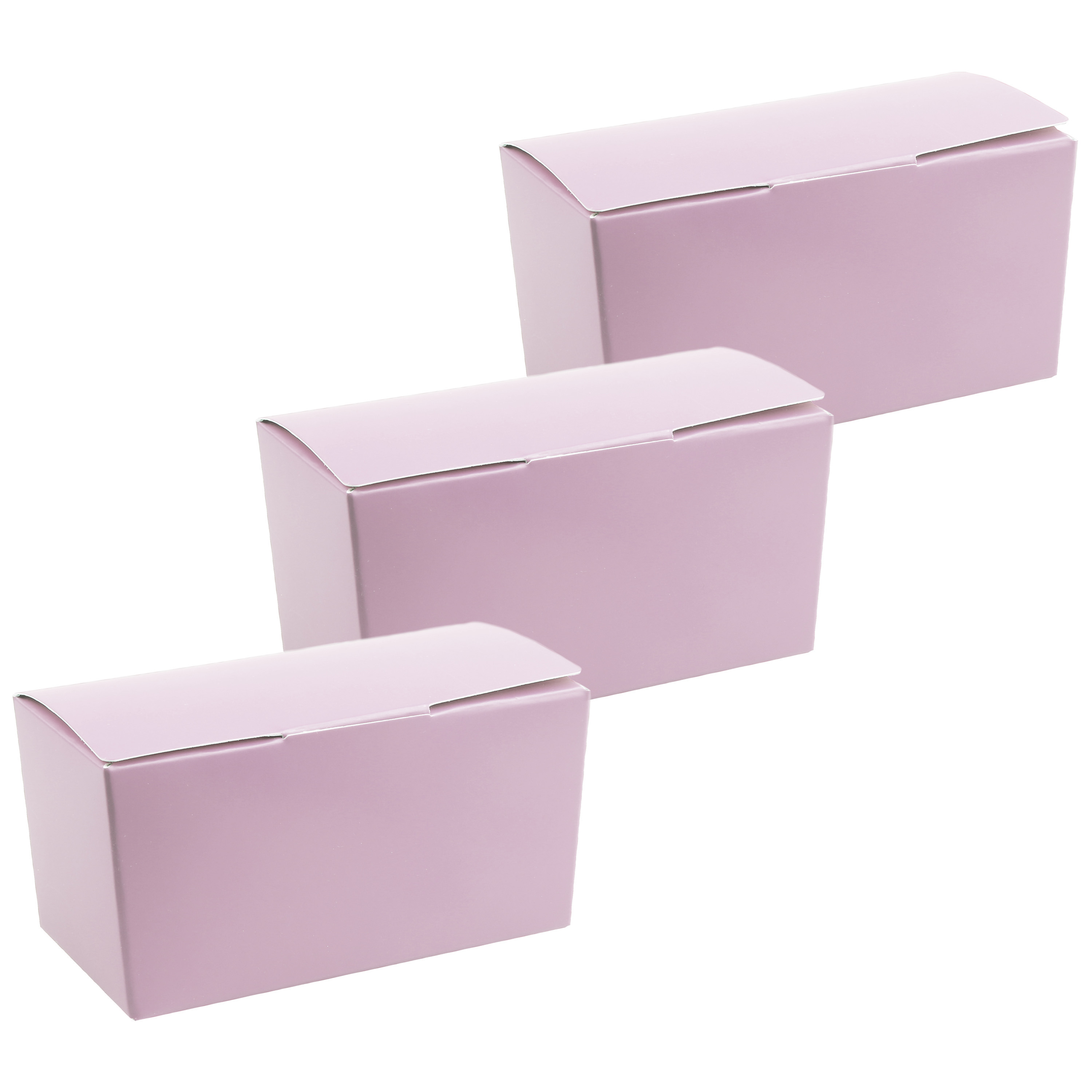 Cadeaudoosje/bonbondoosje - 11 x 5 cm - Bruiloft bedankje - 50x stuks - lila paars - 125 gram -
