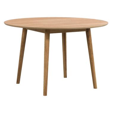 Eetkamertafel Ulfborg - eikenkleur - Ø120x75 cm - Leen Bakker