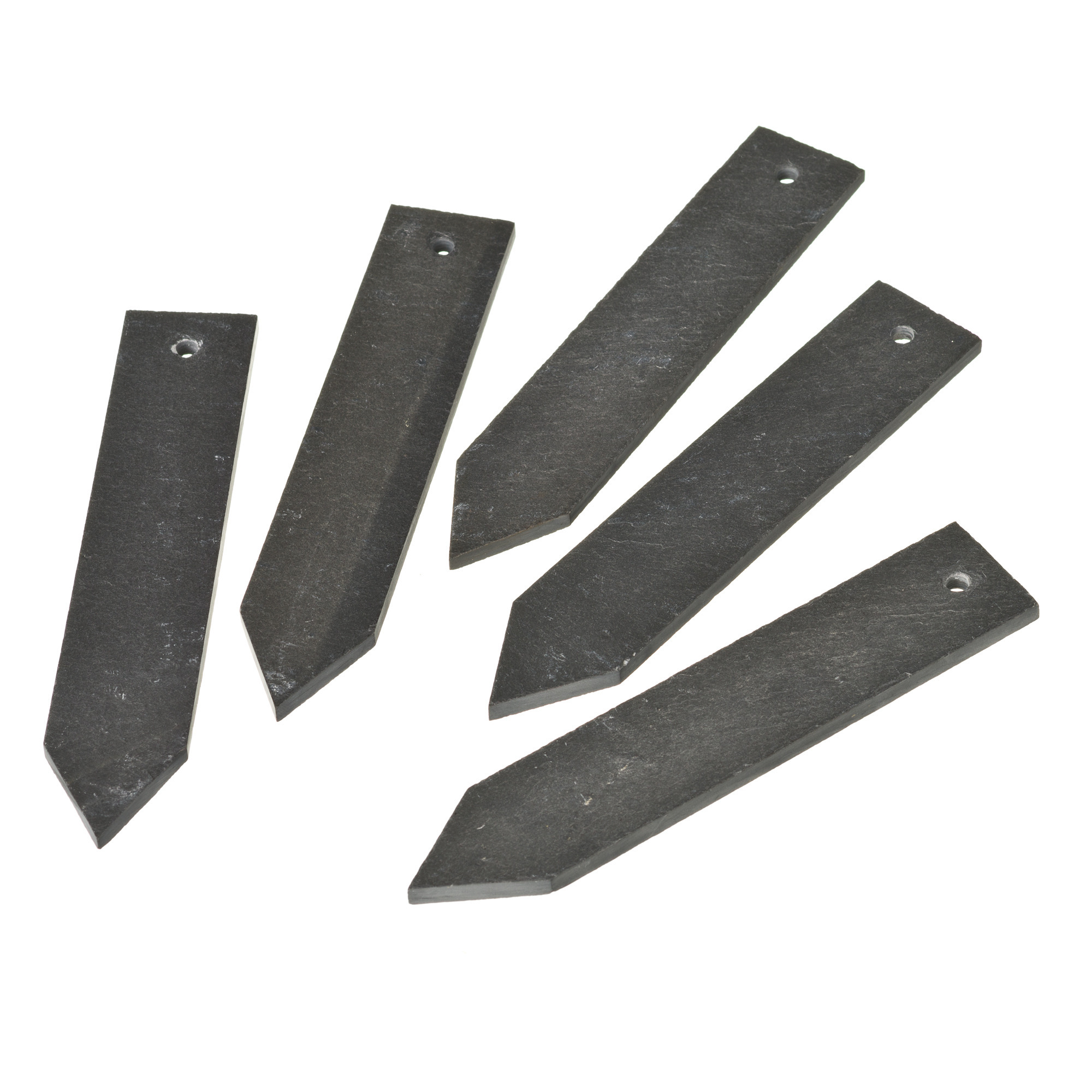 Plantetiketten/plantenlabels - 10x - leisteen - 15 cm - steeketiketten -