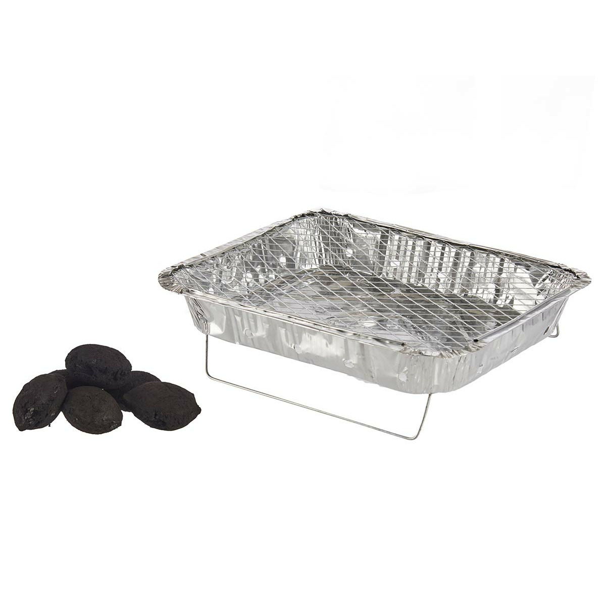 Eenmalig gebruik wegwerp BBQ/Barbeque grill - 31 x 23 x 6 cm -