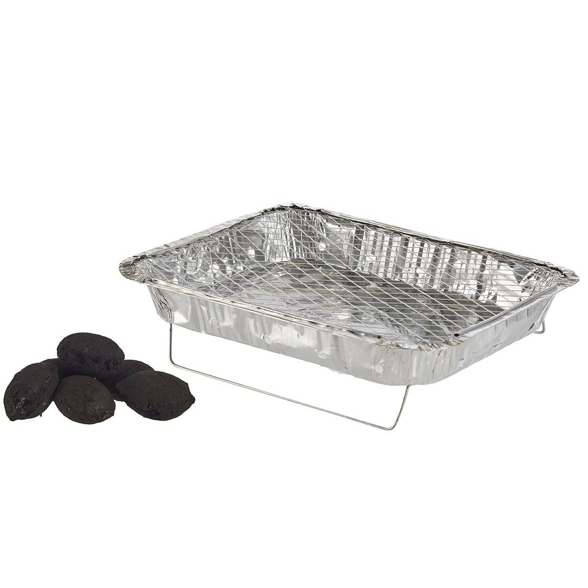 Eenmalig gebruik wegwerp BBQ/Barbeque grill - 42 x 30 x 5 cm -