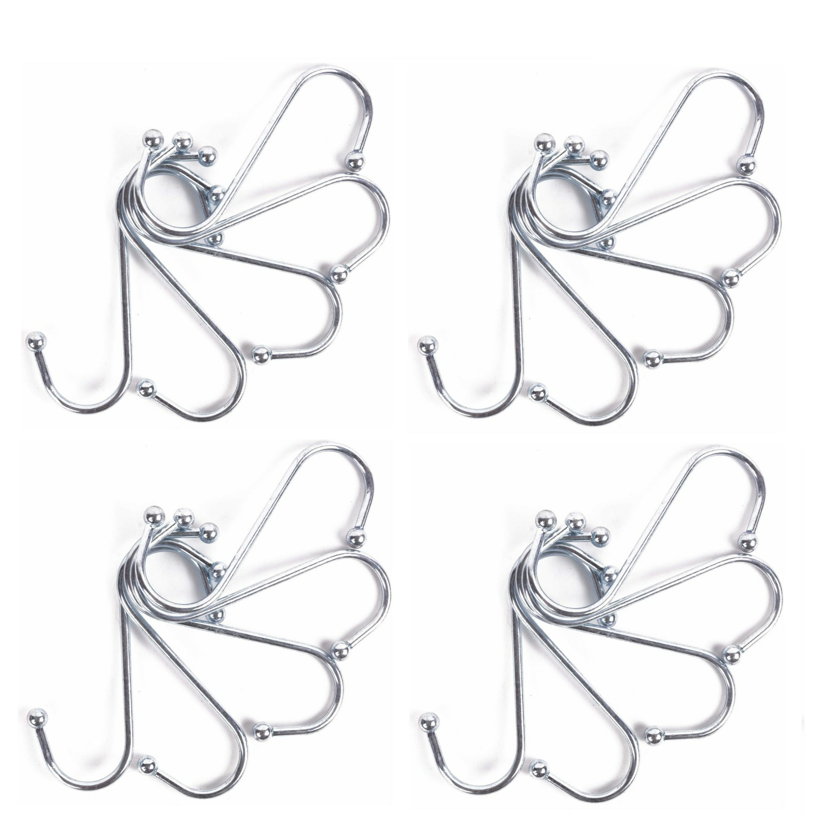 S-haken / ophanghaken - 20-delig - van metaal - 100 mm -