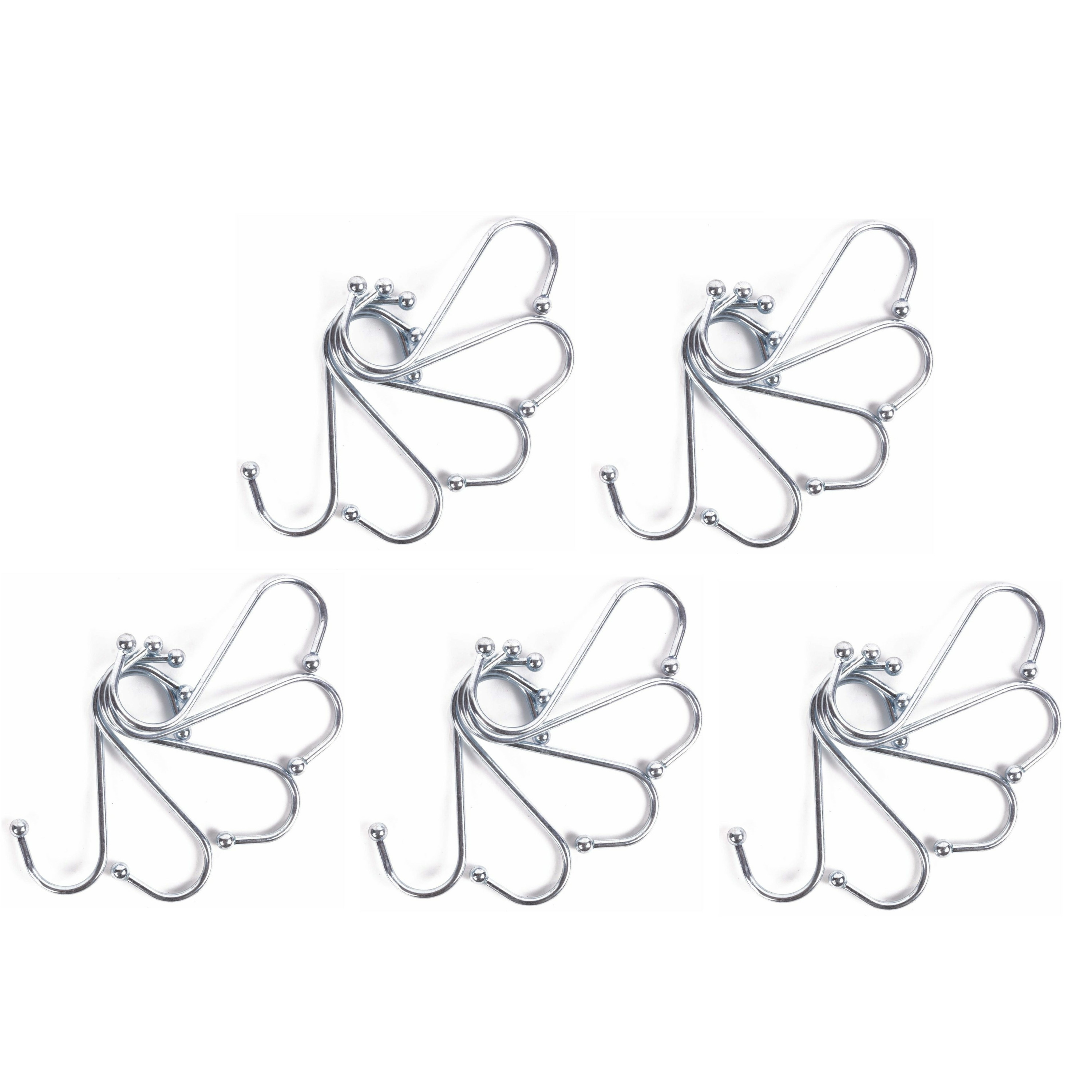 S-haken / ophanghaken - 25-delig - van metaal - 100 mm -