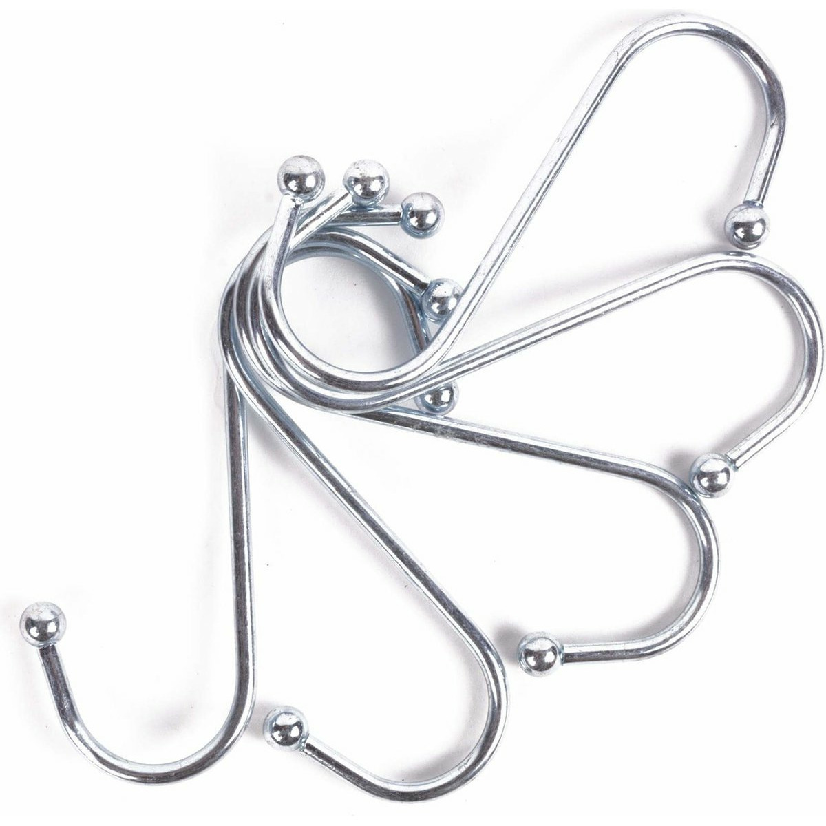 S-haken / ophanghaken - 5-delig - van metaal - 100 mm -