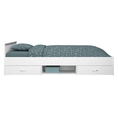 Bed Natan incl. lades - wit - 90x200 cm - Leen Bakker