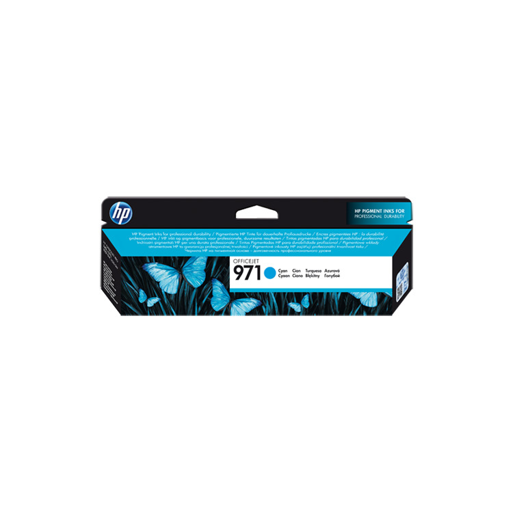 HP 971 OfficeJet Inktcartridge inkt CN622AE, Cyaan