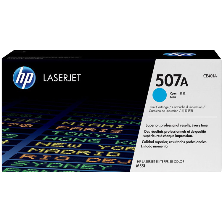 HP 507A cyaan LaserJet tonercartridge (CE401A) toner Cyaan