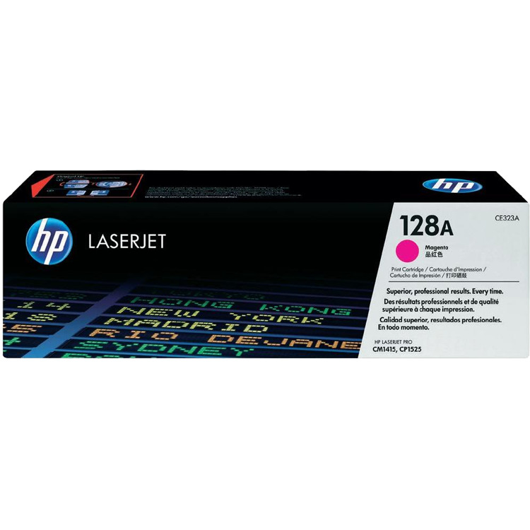 HP 128A magenta LaserJet tonercartridge (CE323A) toner Magenta