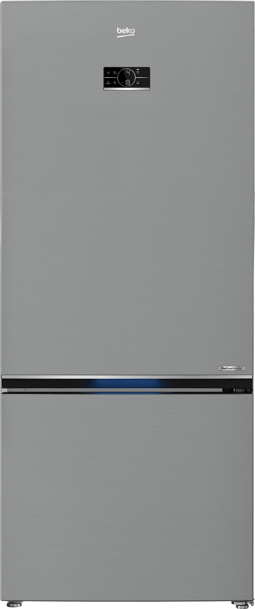 Beko B7RCNE595ZXPW Koel-vriescombinatie Grijs